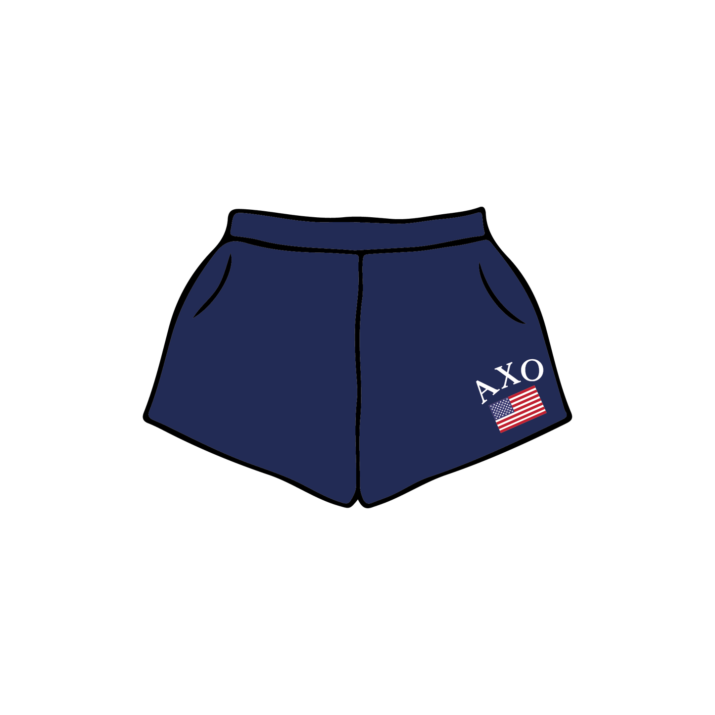 Texas Christian University x Alpha Chi Omega 'Summer PR' Sweatshorts