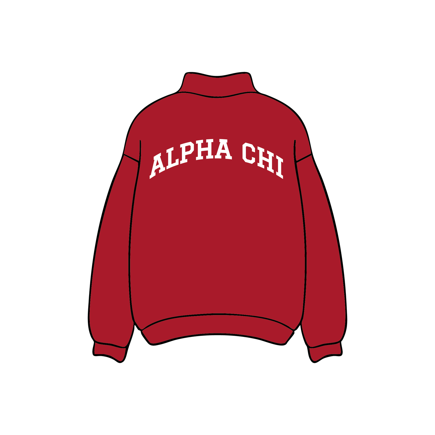 University of Alabama x Alpha Chi Omega 'Spring Merch 2025' Mockneck