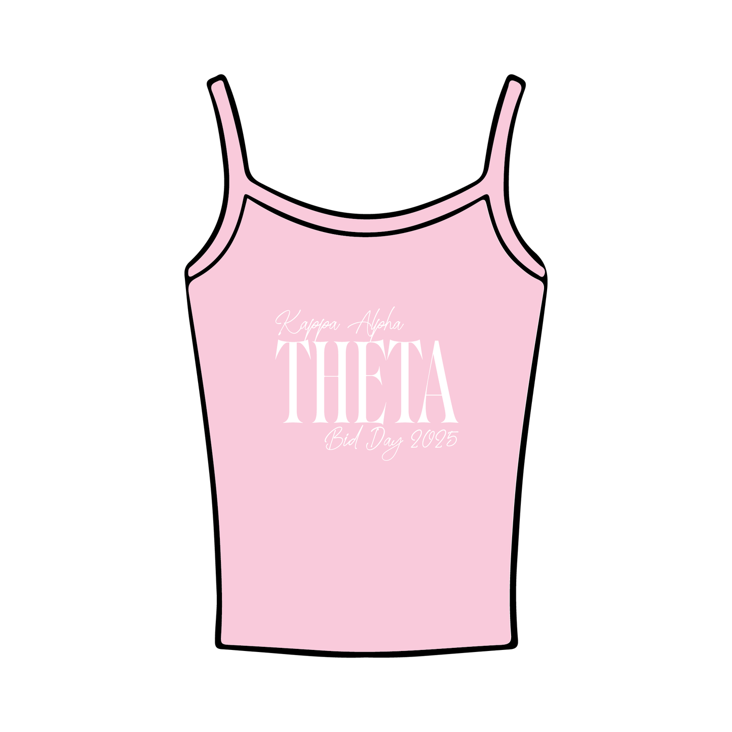 University of Arizona x Kappa Alpha Theta 'Bid Day' Spaghetti Tank Top