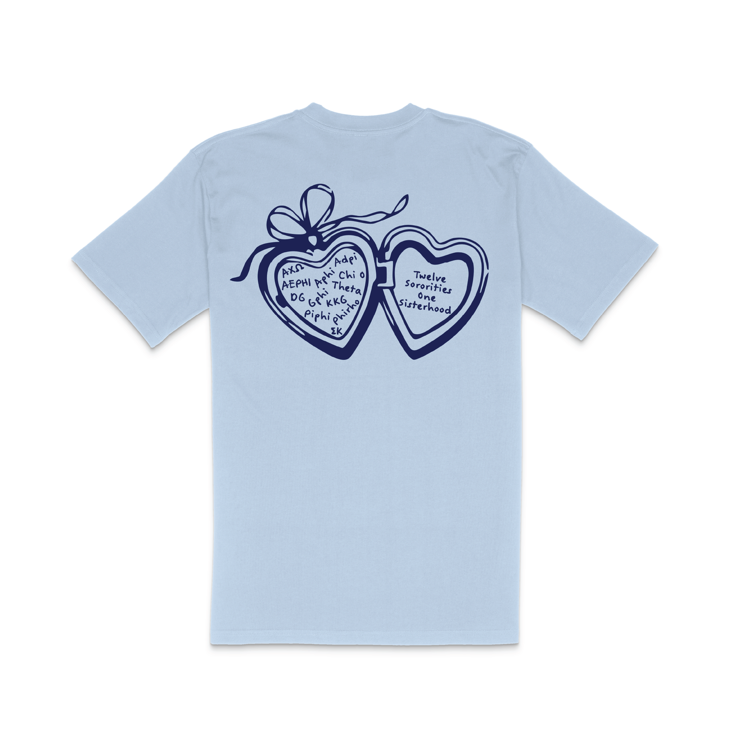 University of Arizona x 'Panhellenic Recruitment 2025 Blue' T-Shirt