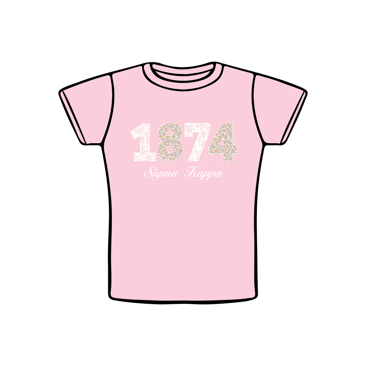 University of Florida x Sigma Kappa 'Spirit Week' Baby Tee