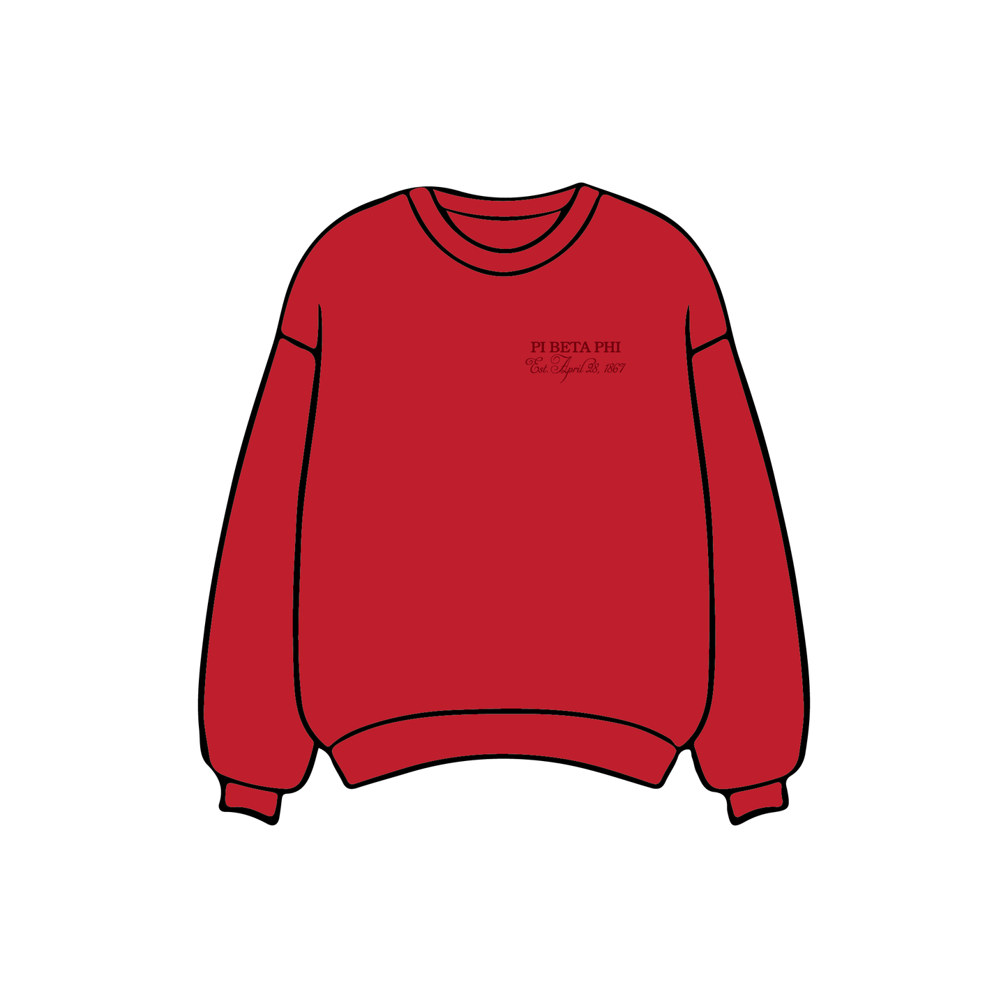 University of Georgia x Pi Beta Phi 'Fall 2025' Crewneck