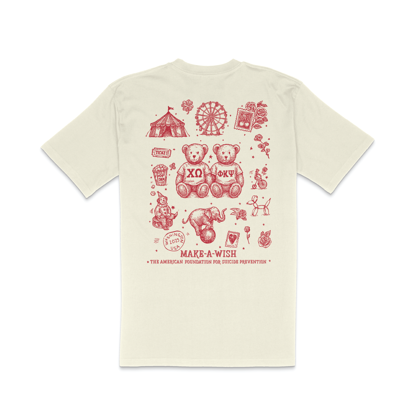 University of Washington x Chi Omega 'Philanthropy Event' Tee