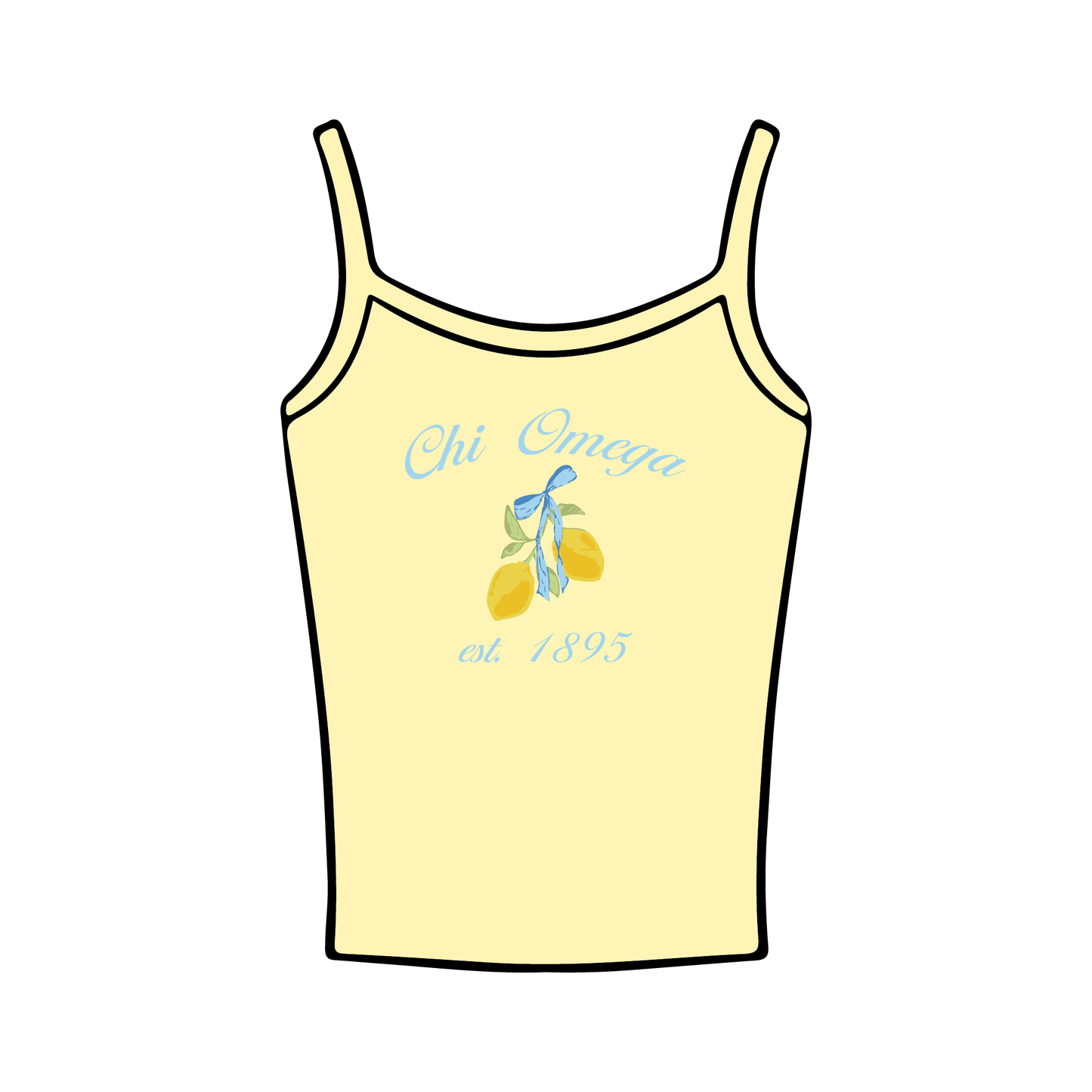 University of Washington x Chi Omega 'Work Week 2025' Spaghetti Tank Top