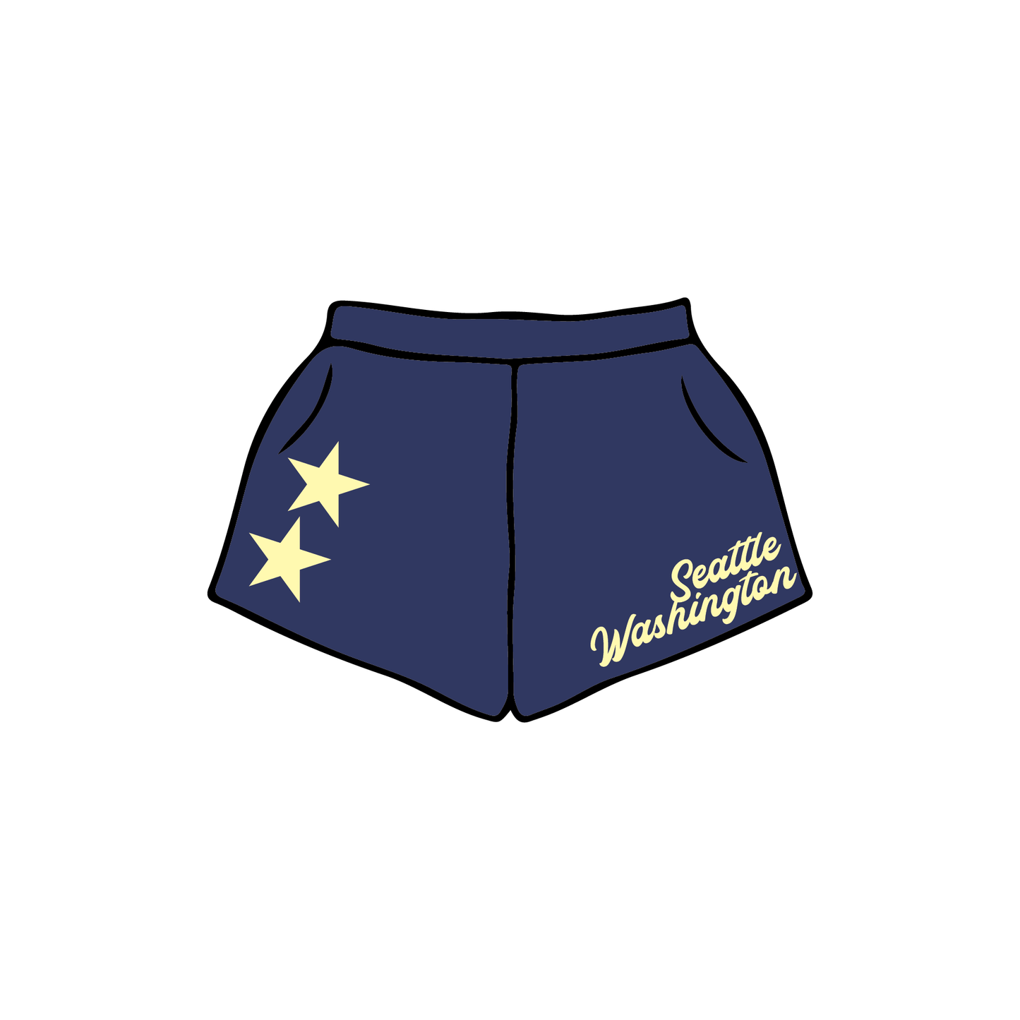 University of Washington x Sigma Kappa 'Fall Bid Day' Sweatshorts