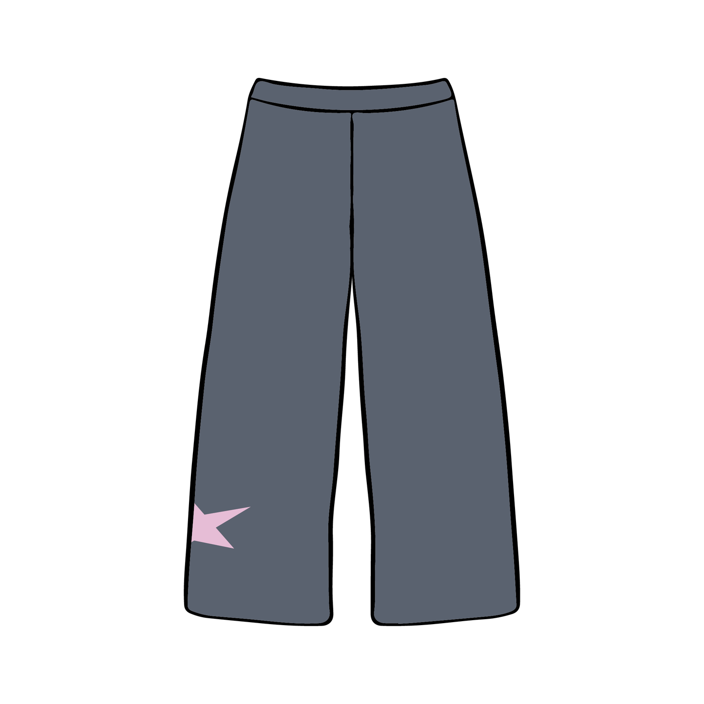 University of Wisconsin-Madison x Alpha Phi 'Spring Merch 2025' Wide-leg Sweatpants