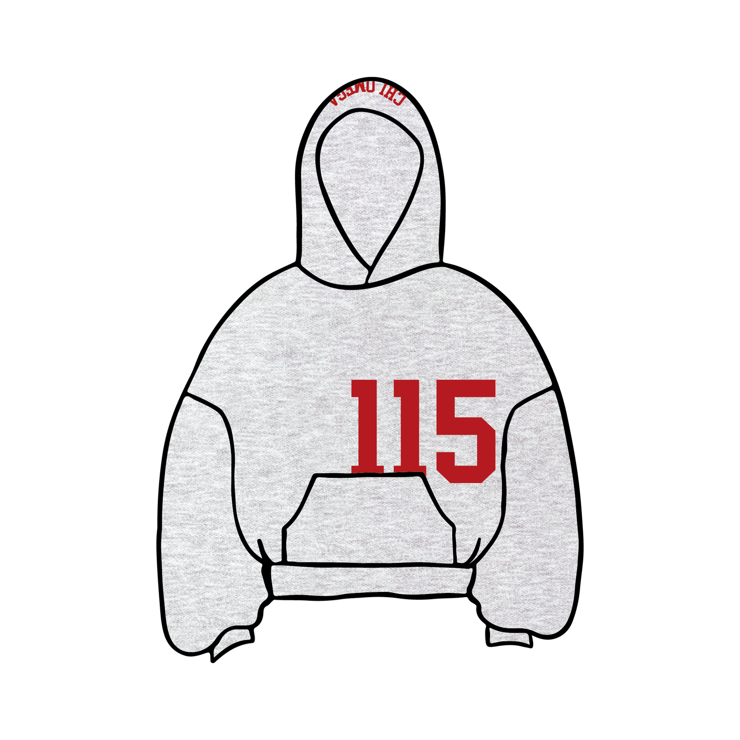 University of Wisconsin-Madison x Chi Omega 'New Fall PC' Hoodie