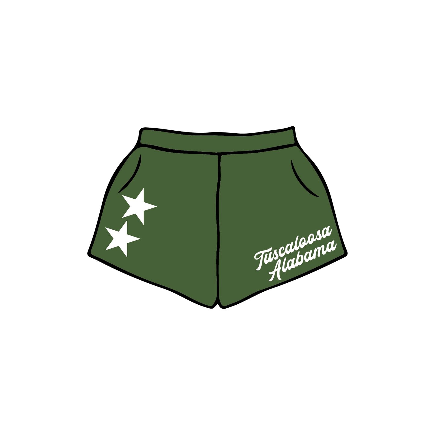 University of Alabama x Sigma Kappa 'General Merch' Sweatshorts