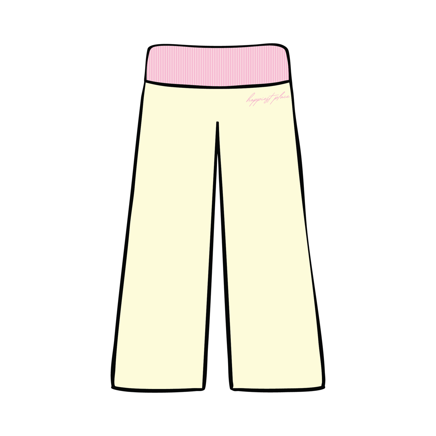 University of Arizona x Chi Omega 'Disneyland' Foldover Pants