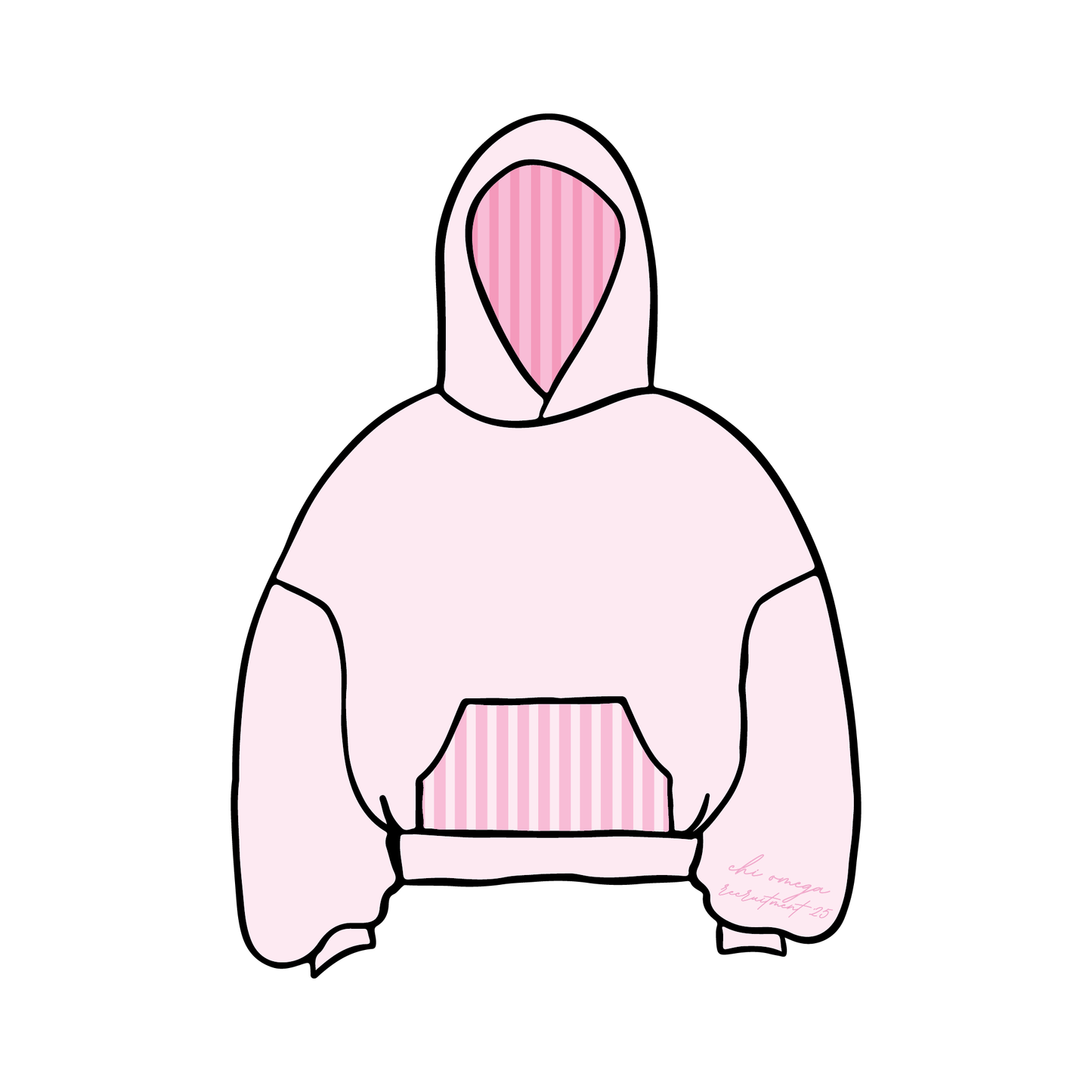 University of Arizona x Chi Omega 'Work Week' Hoodie