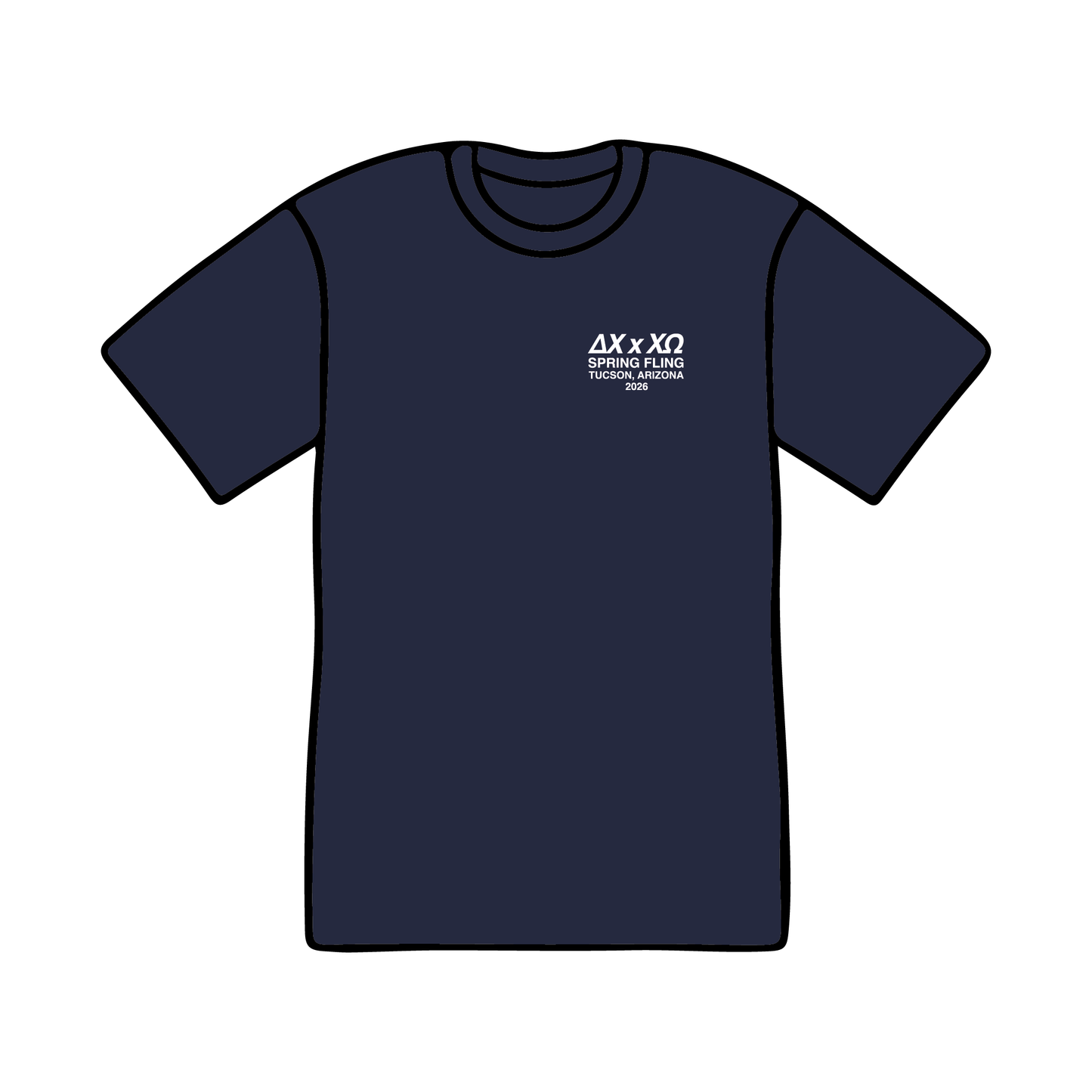 University of Arizona x Delta Chi 'Spring Fling' T-Shirt