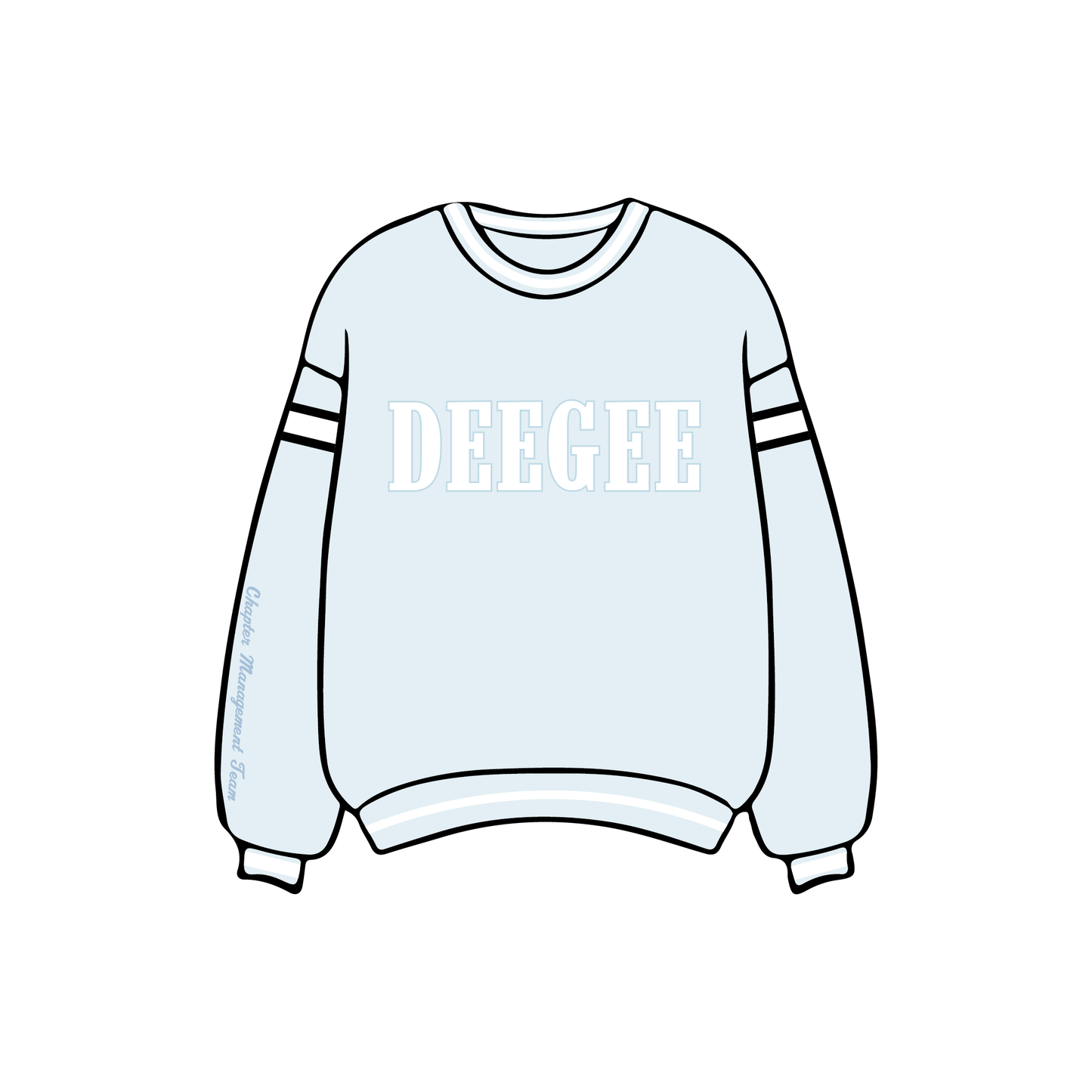University of Arizona x Delta Gamma 'Executive Board Merch' Crewneck