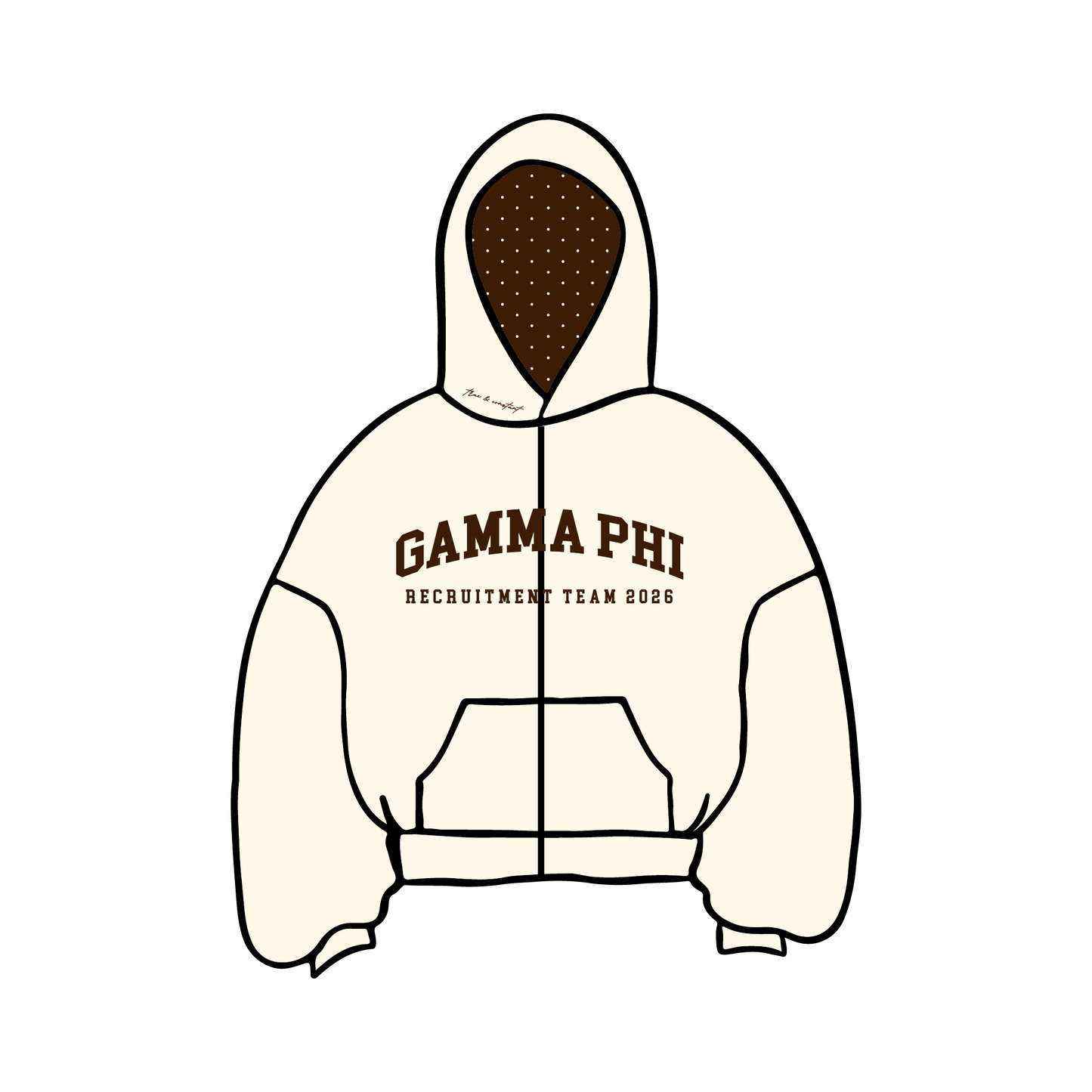 University of Arizona x Gamma Phi Beta 'Recruitment Team' Hoodie
