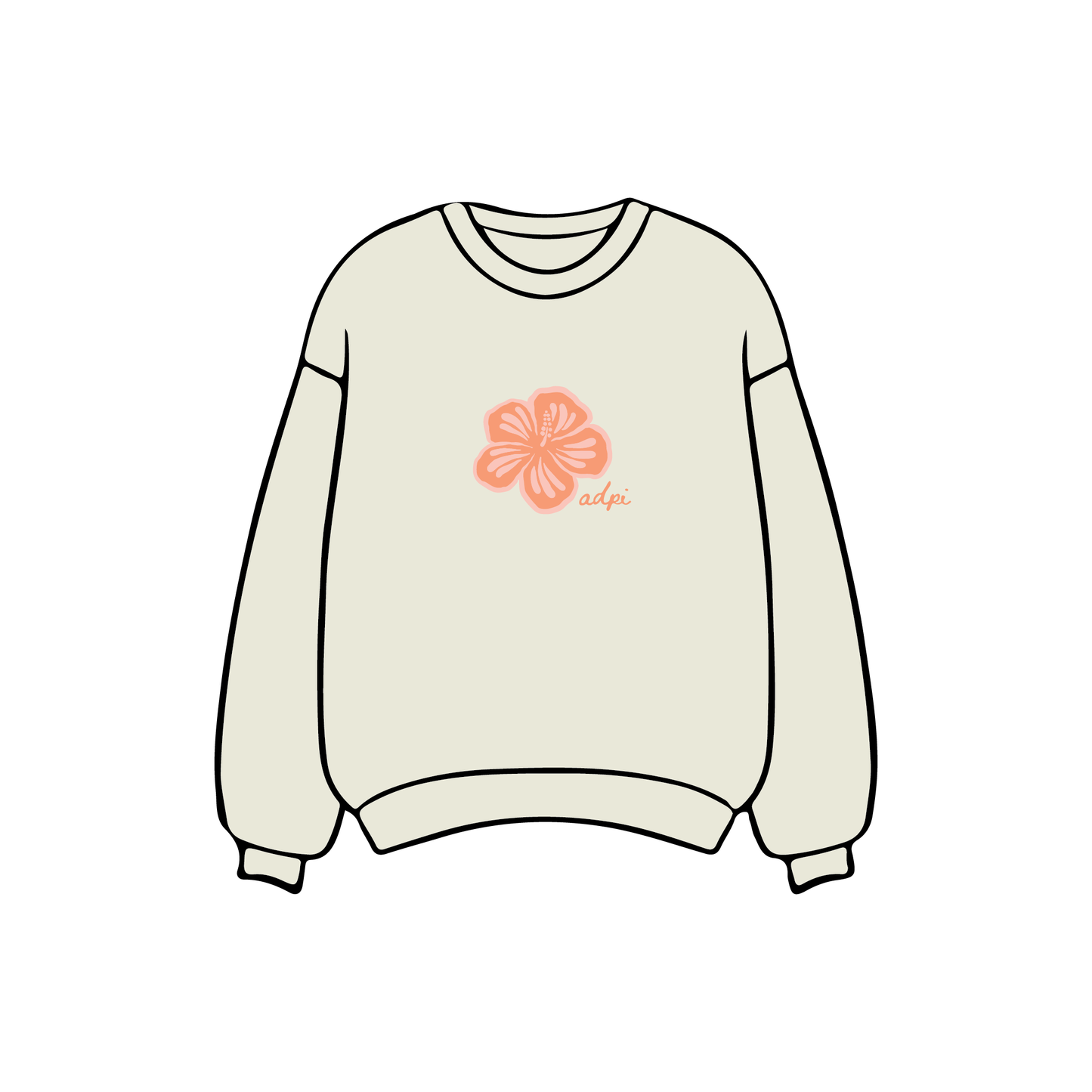 University of California, Santa Barbara x Alpha Delta Pi 'Spring Merch' Crewneck