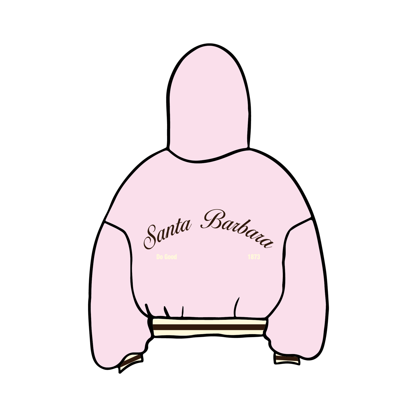 University of California, Santa Barbara x Delta Gamma 'Winter Q Drop' Hoodie