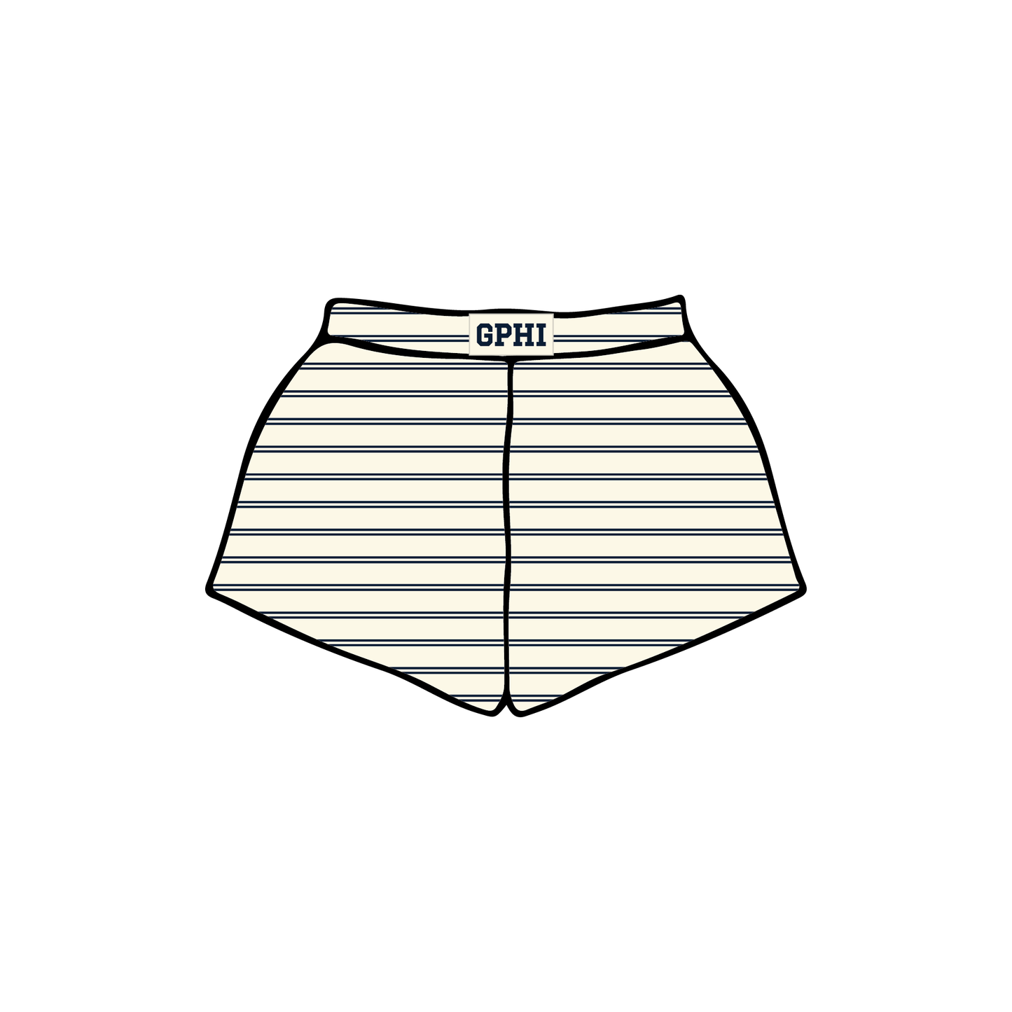University of California, Santa Barbara x Gamma Phi Beta 'Spring Merch' Sweatshorts