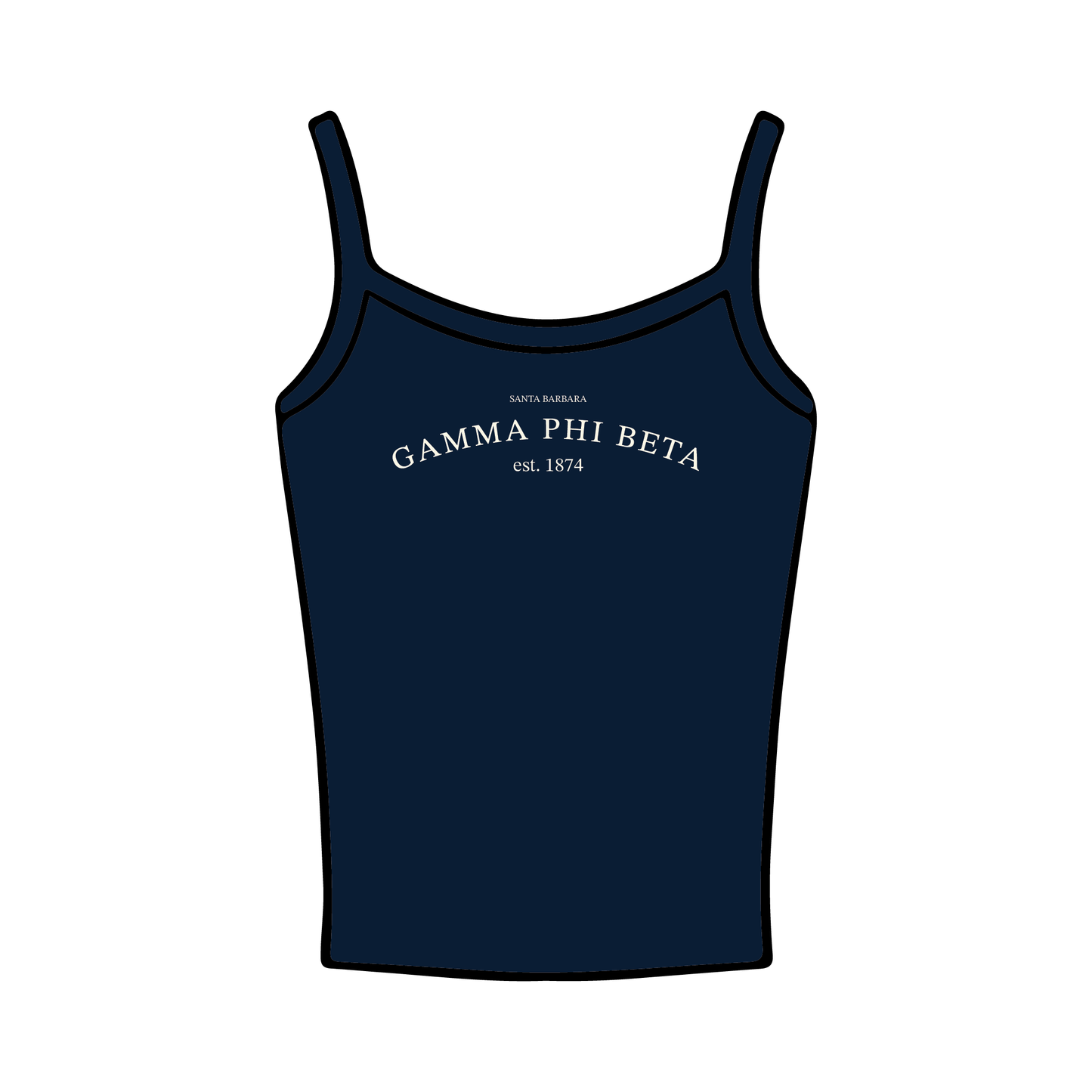 University of California, Santa Barbara x Gamma Phi Beta 'Spring Merch' Tank