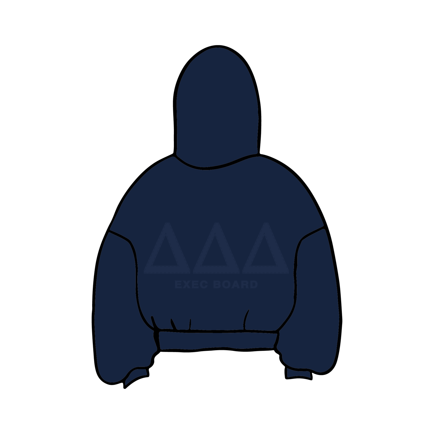 University of Cincinnati x Delta Delta Delta 'CLC Exec Meeting' Hoodie