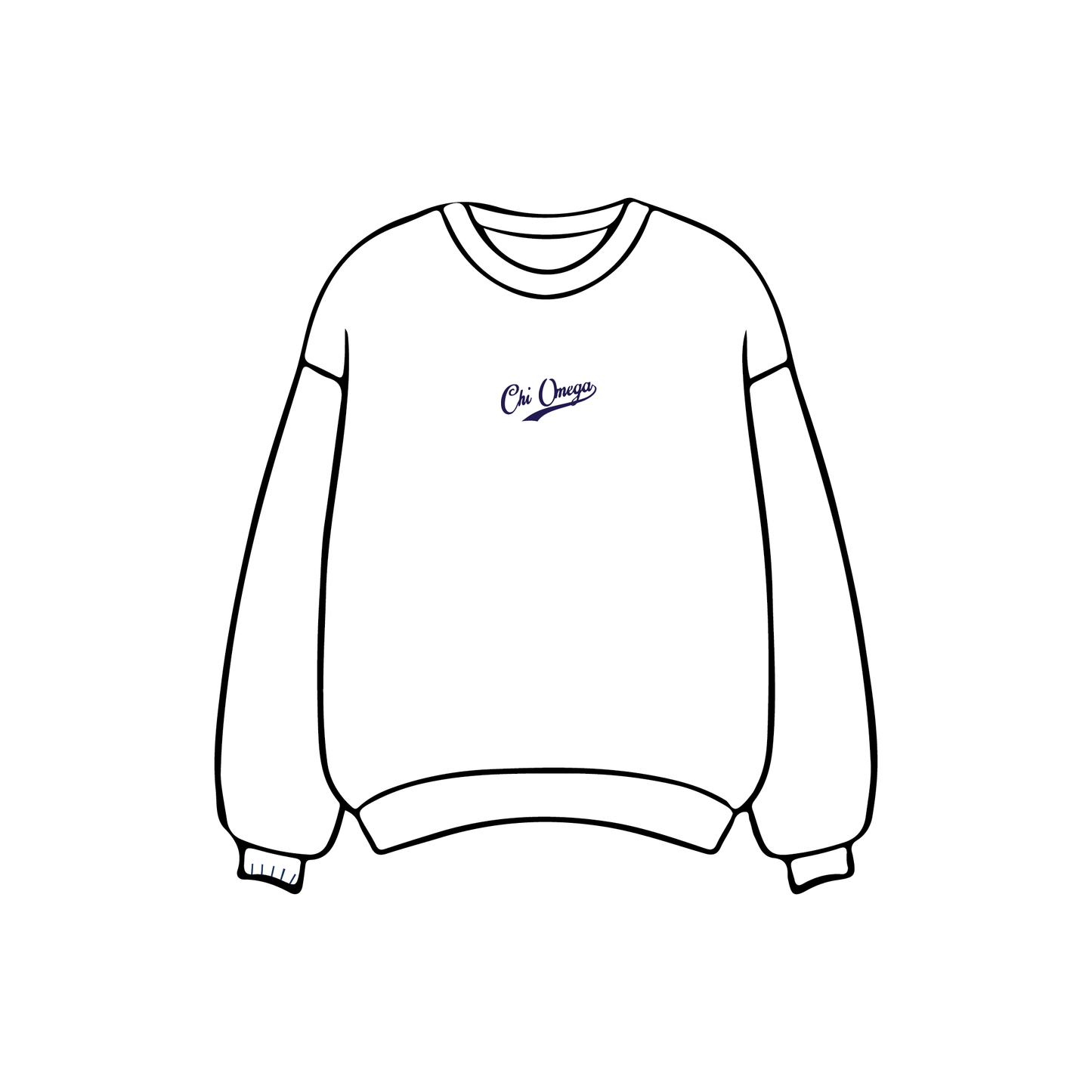 University of Colorado Boulder x Chi Omega 'Dudes' Weekend' Crewneck