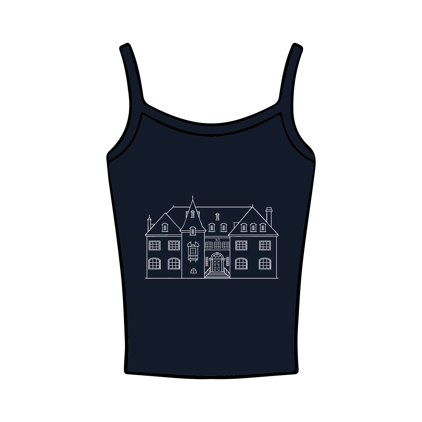 University of Colorado Boulder x Chi Omega 'Fall Rush 2025' Spaghetti Tank Top