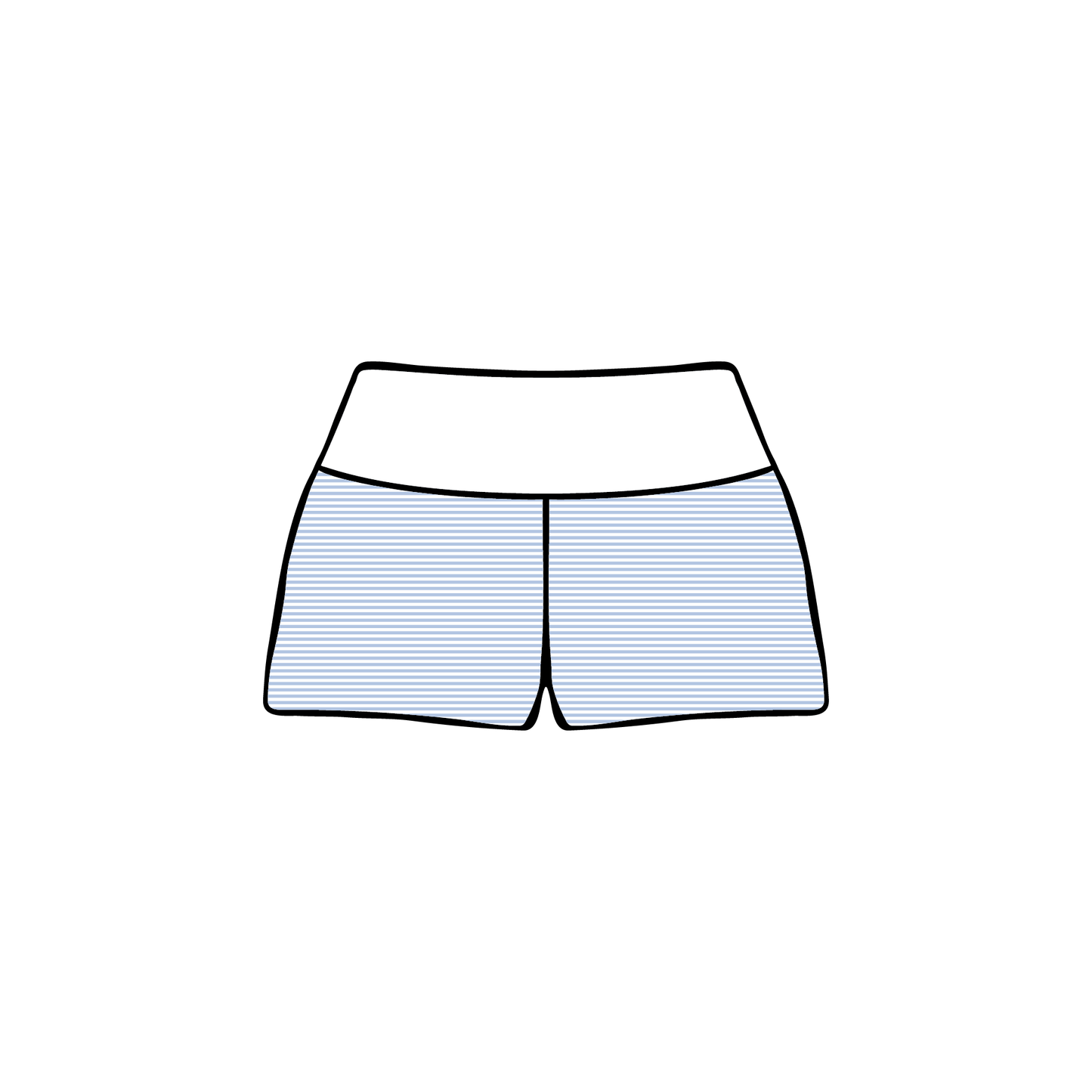 University of Connecticut x Gamma Phi Beta 'Optional Spring Merch' Foldover Shorts