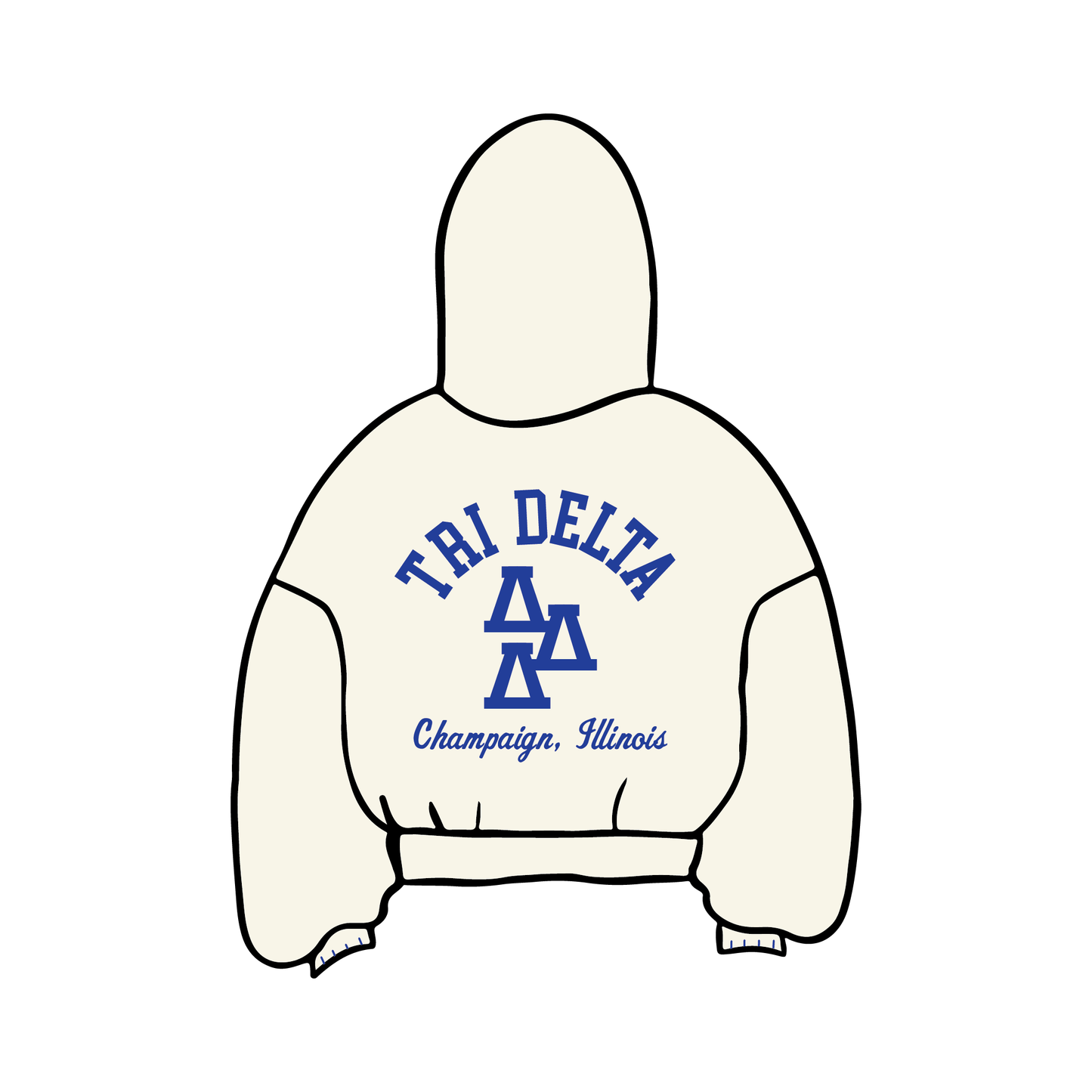 University of Illinois Urbana-Champaign x Delta Delta Delta 'General Merch' Hoodie