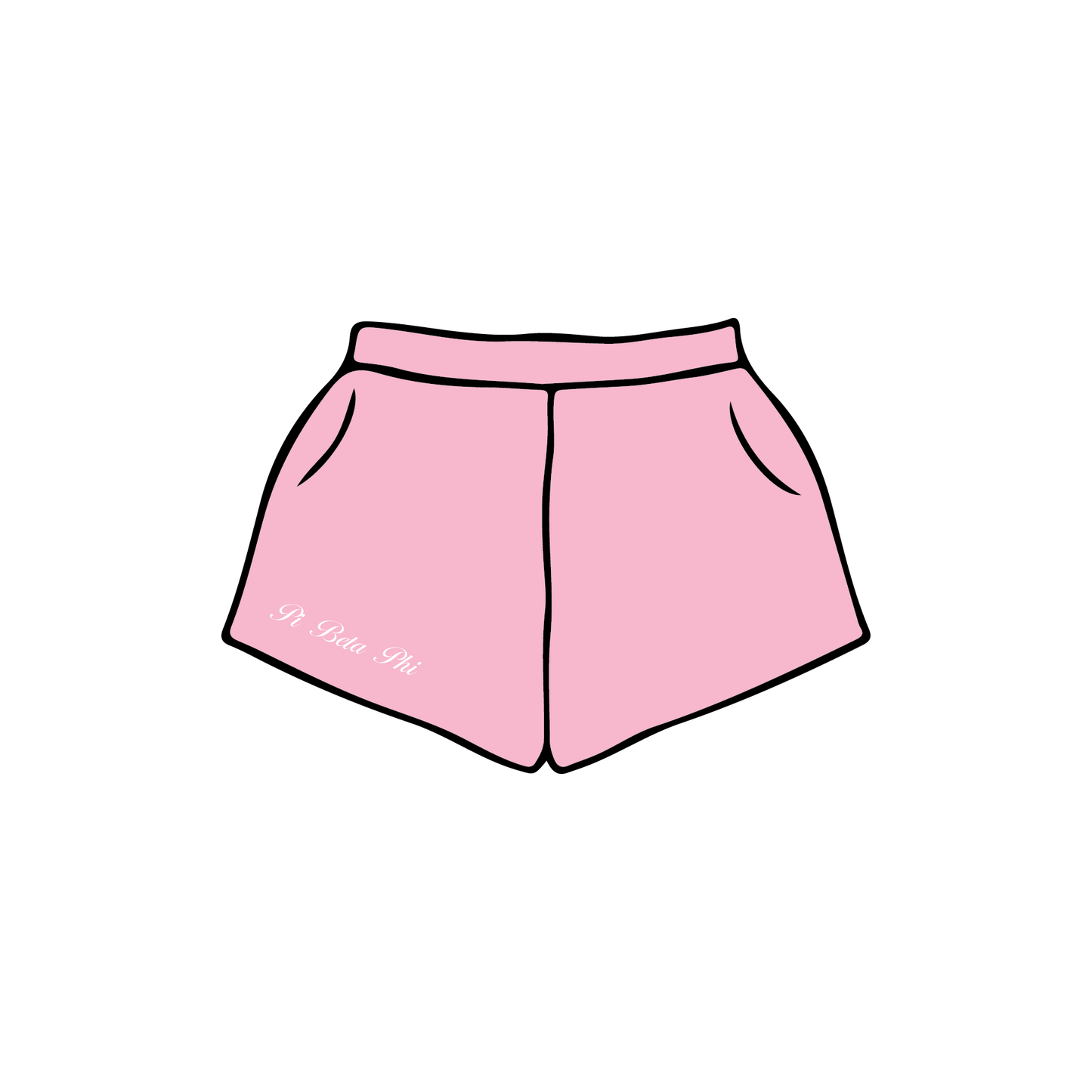 University of Illinois Urbana-Champaign x Pi Beta Phi 'Initiation' Sweatshorts