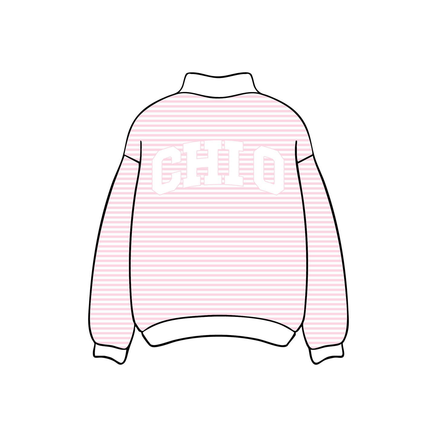 University of Iowa x Chi Omega 'Ladies Weekend' Mockneck