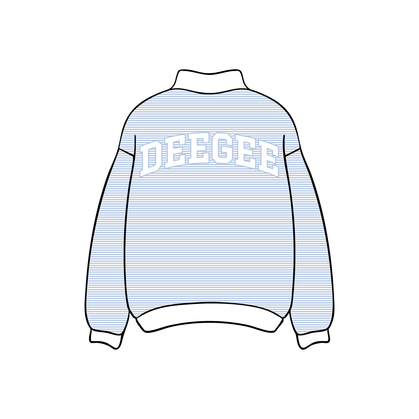 University of Iowa x Delta Gamma 'Spring Merch' Mockneck
