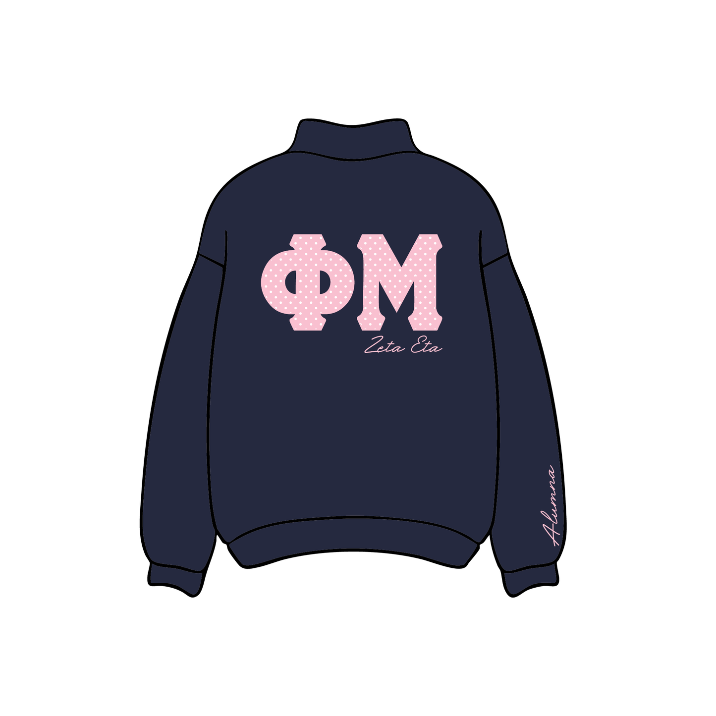 University of Minnesota Twin Cities x Phi Mu 'Spring 2026 Alumna' Mockneck