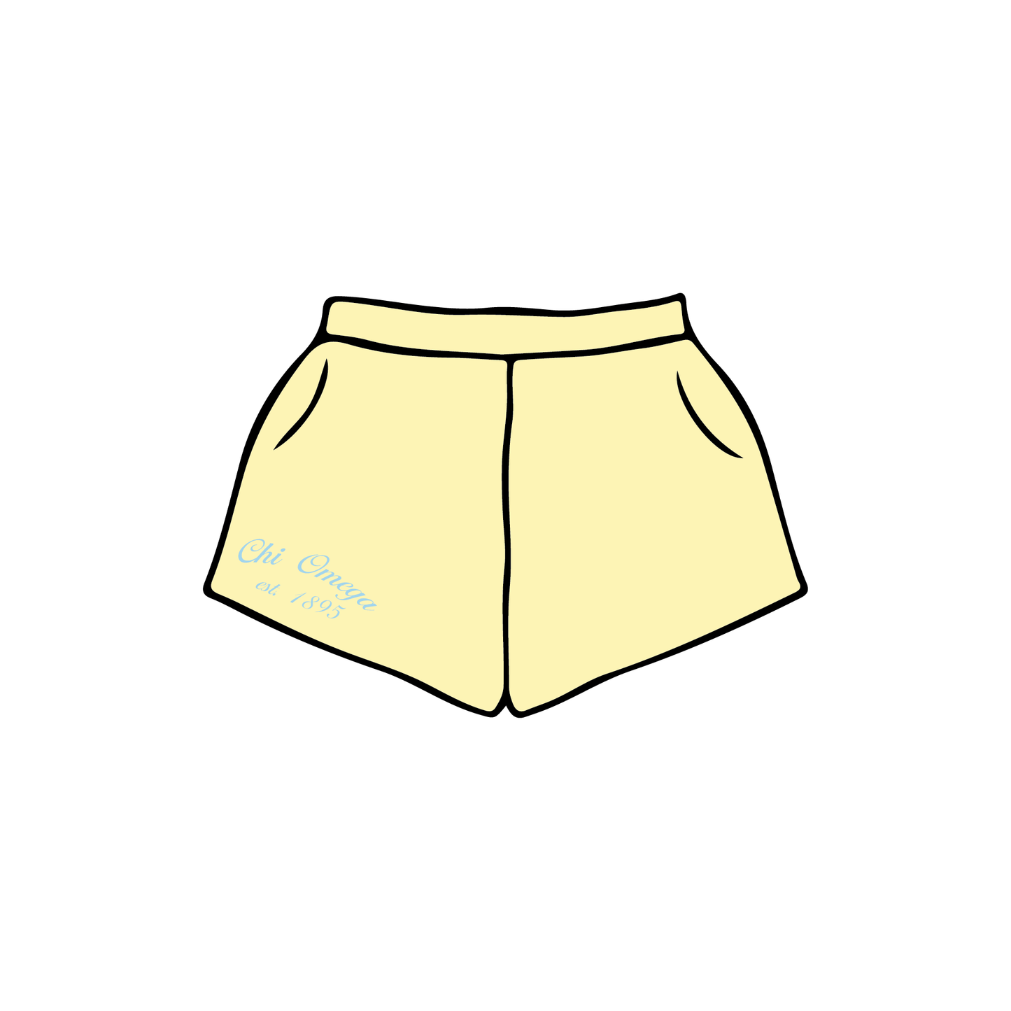 University of Washington x Chi Omega 'Work Week 2025' Sweatshorts