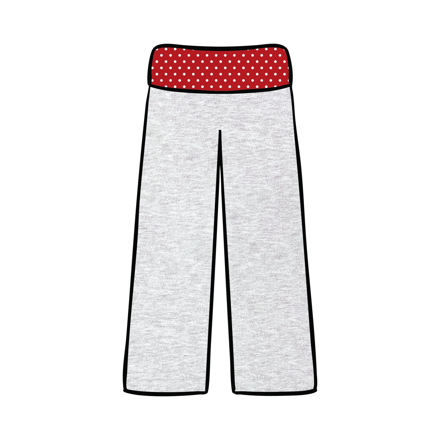 University of Wisconsin-Madison x Chi Omega 'New Fall PC' Fold-over Sweatpants