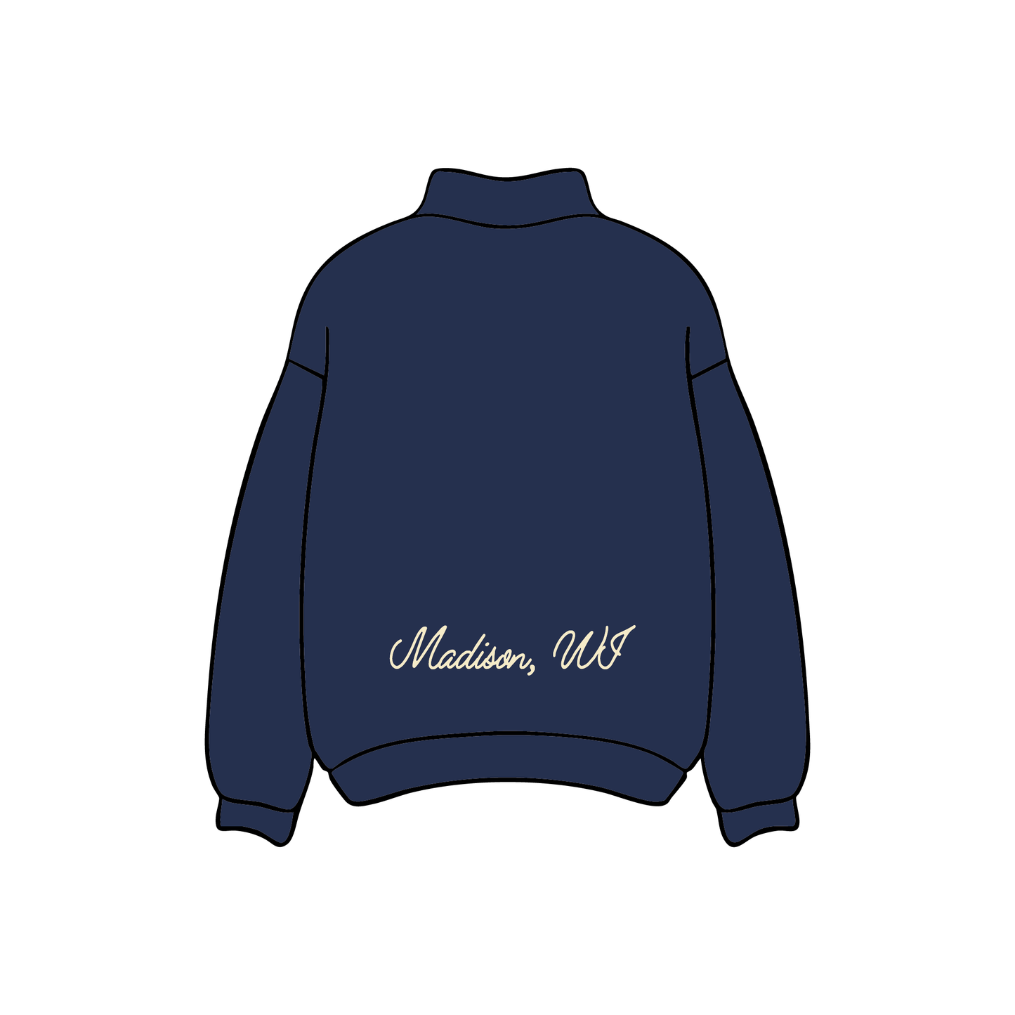 University of Wisconsin-Madison x Delta Gamma 'Senior Merch' Mockneck