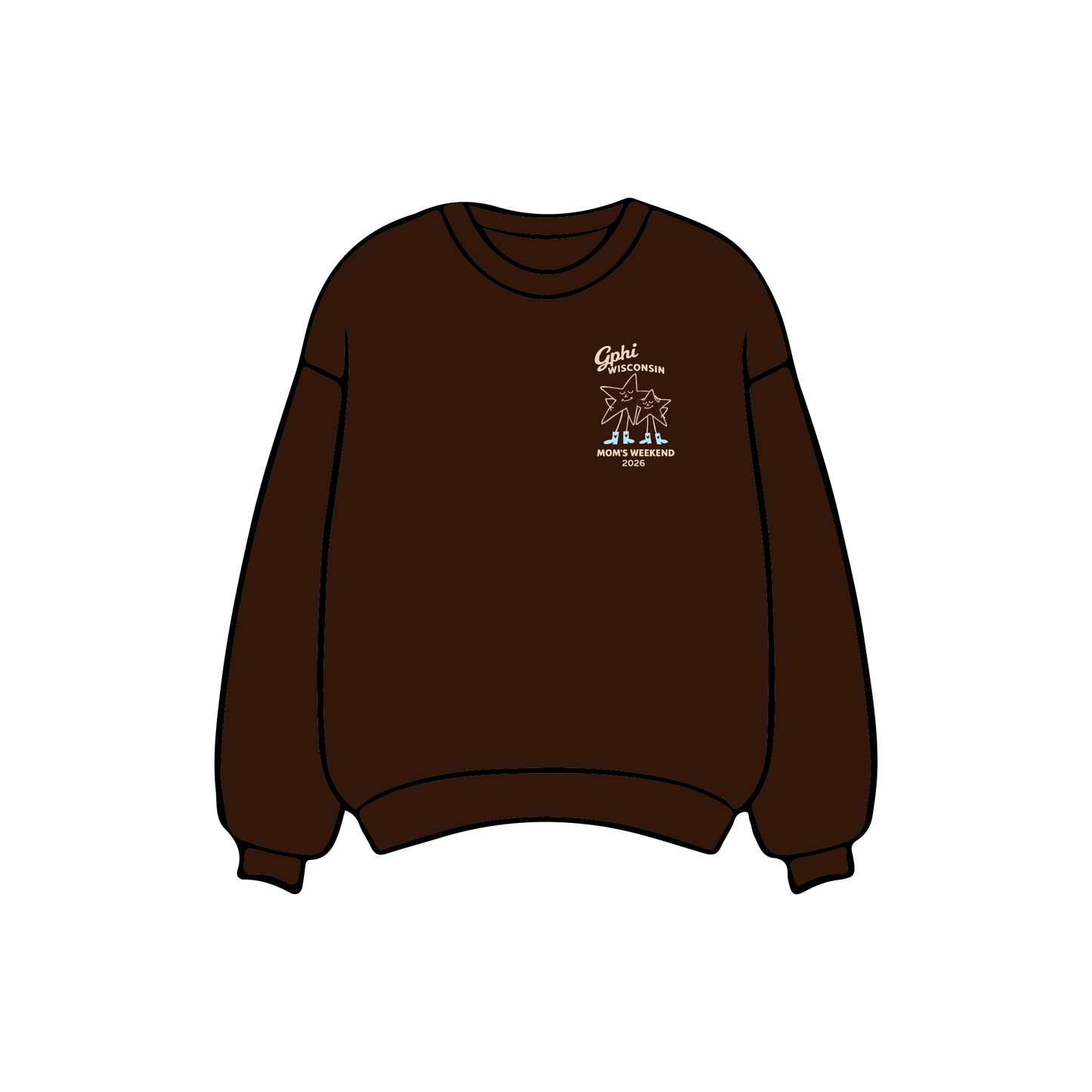 University of Wisconsin-Madison x Gamma Phi Beta 'Mom's Weekend' Crewneck