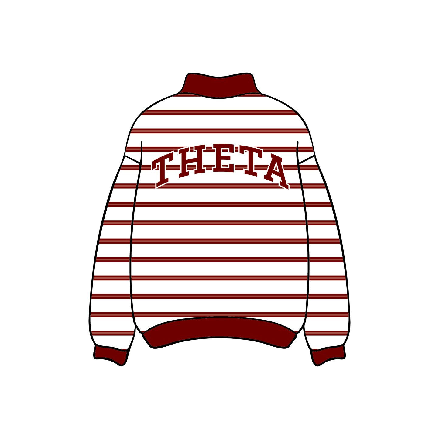 University of Wisconsin-Madison x Kappa Alpha Theta 'ValentinesDate Party merch' Mockneck