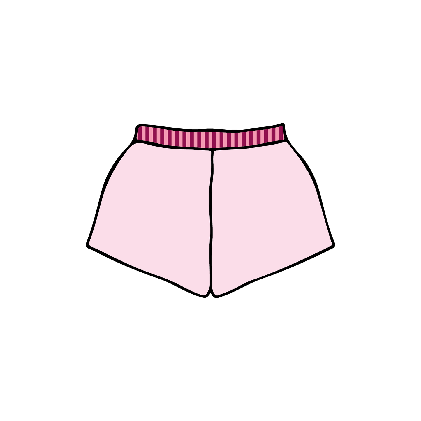 University of Wisconsin-Madison x Pi Beta Phi 'Live-ins Merch' Sweatshorts
