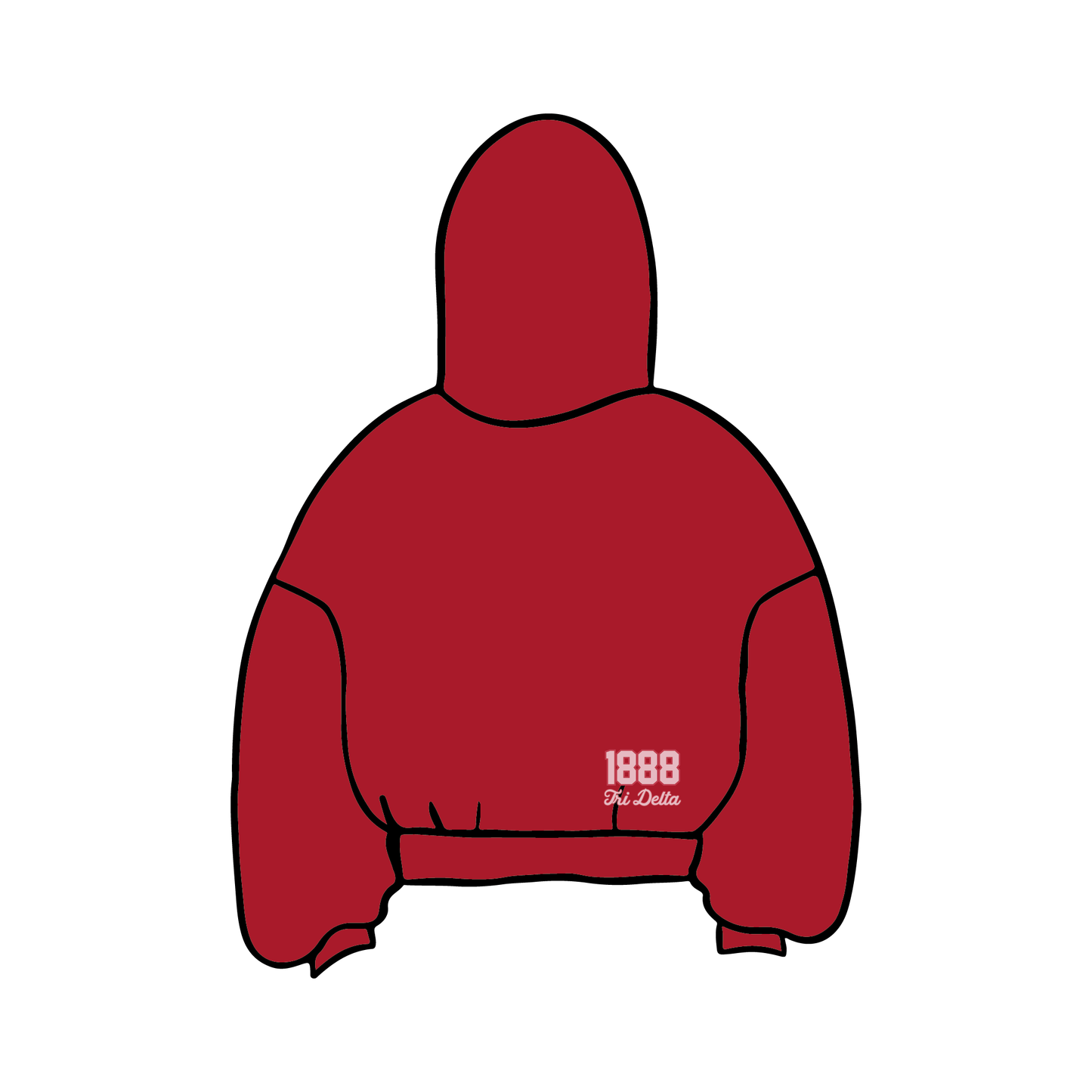 Villanova University x Delta Delta Delta 'Valentines Formal' Hoodie