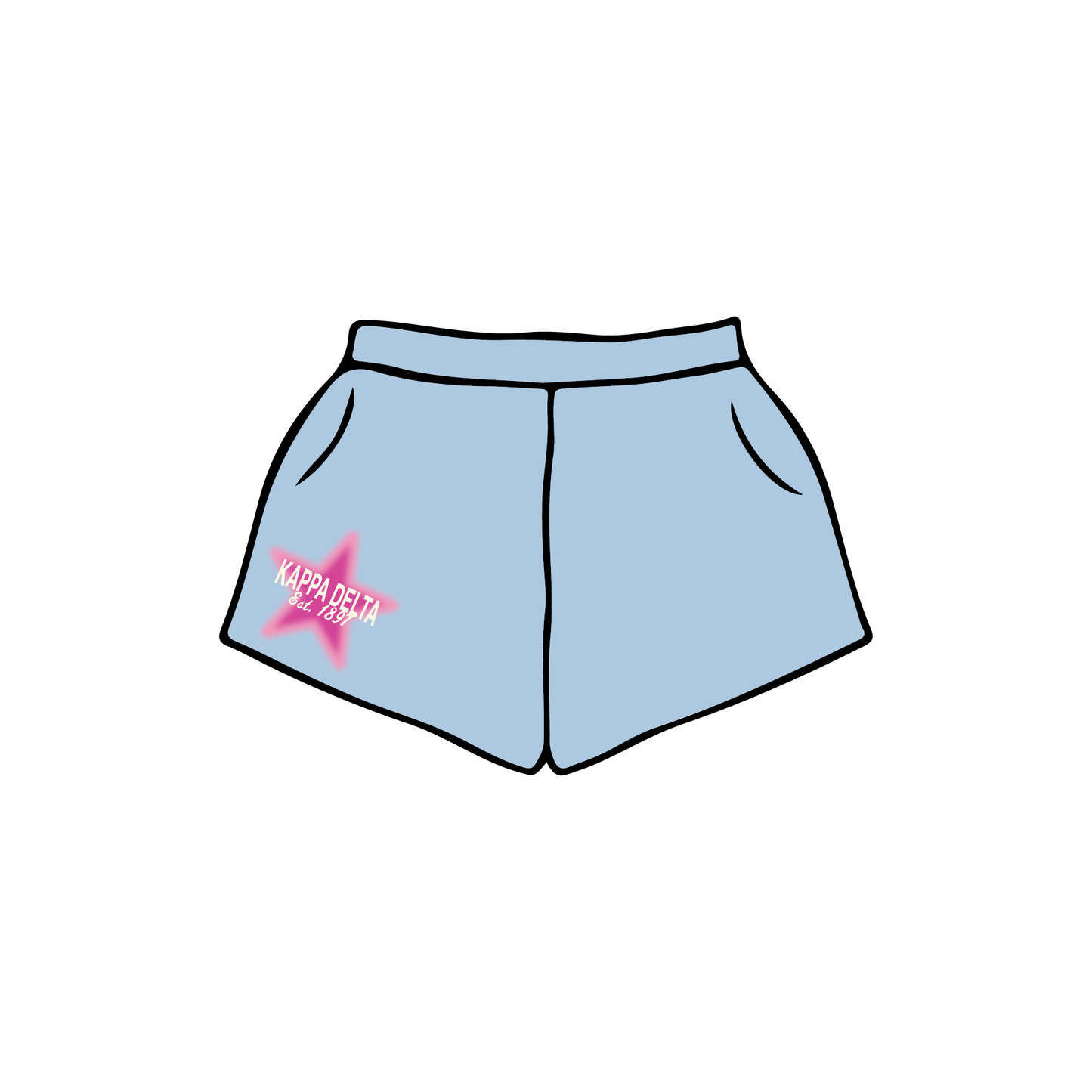 Virginia Polytechnic Institute and State University x Kappa Delta 'Merch Drop' Sweatshorts