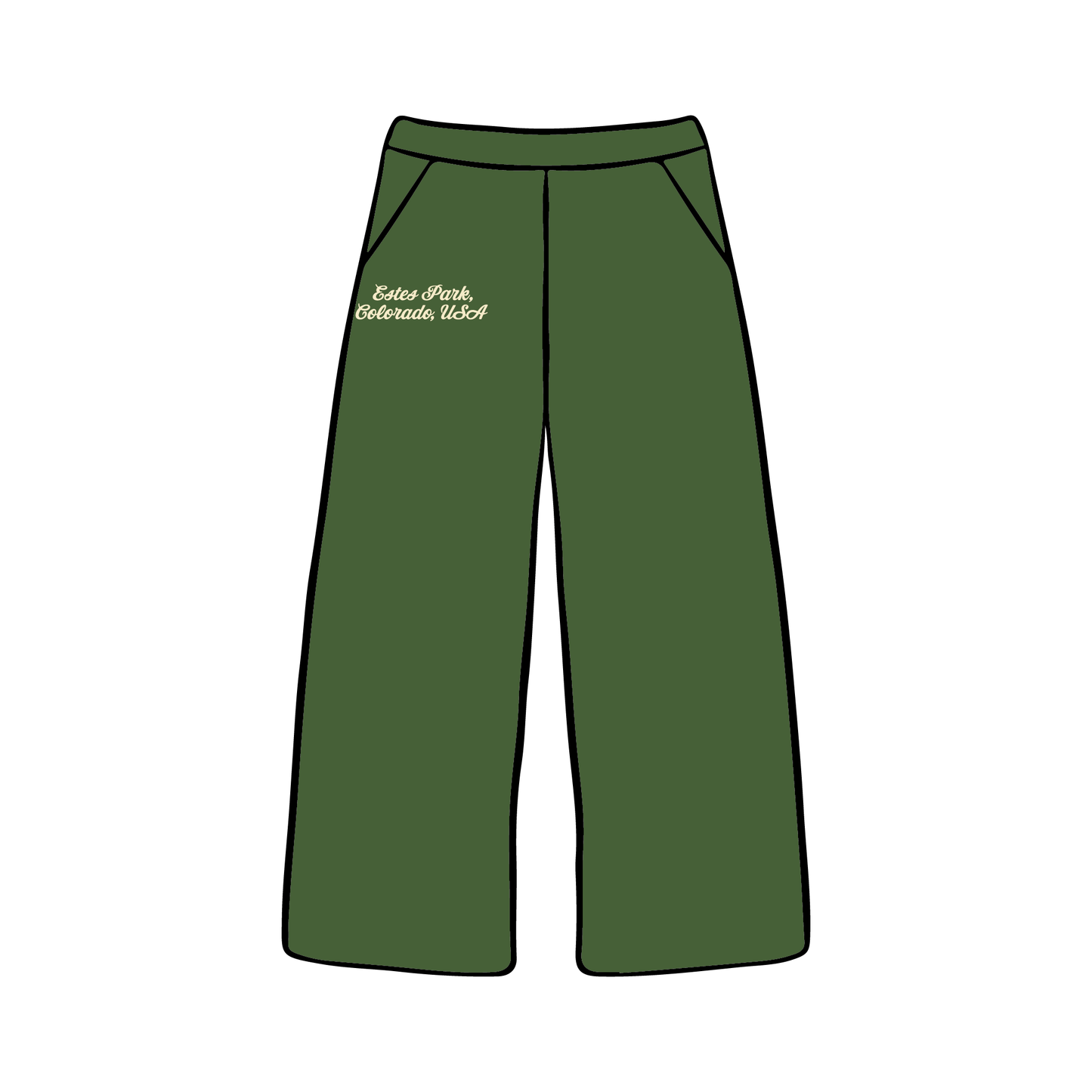 Colorado State University x Zeta Tau Alpha 'Retreat' Wide-leg Sweatpants