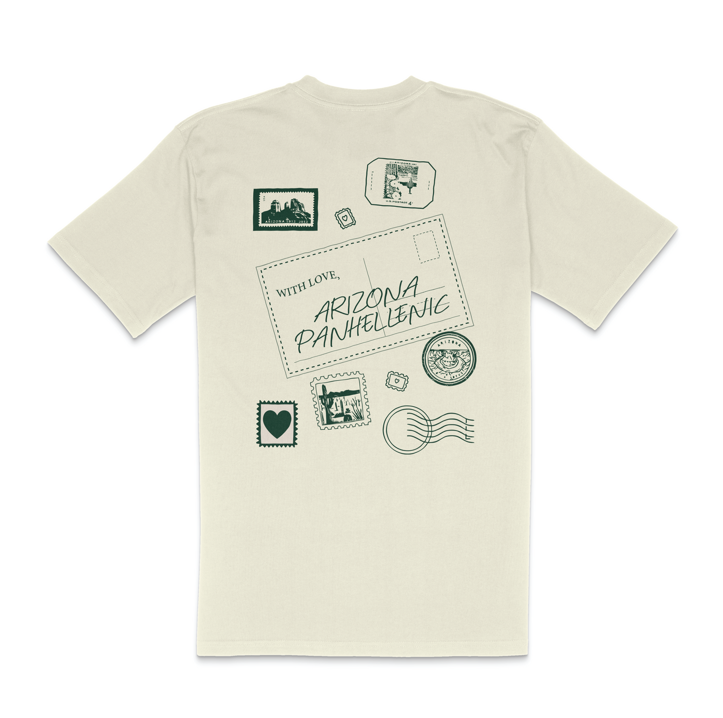 University of Arizona x Panhellenic 'Fall Recruitment Counselor Cream' Tee