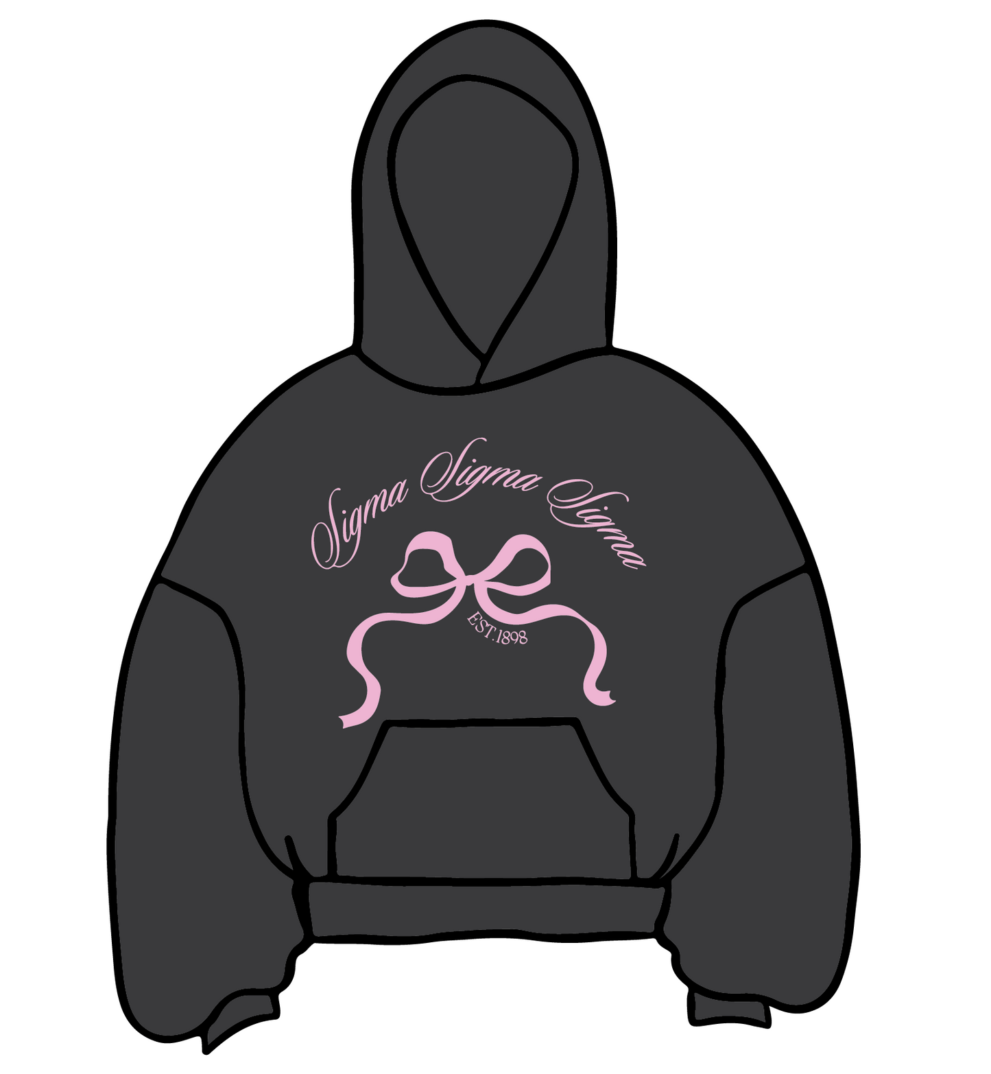 Sigma Sigma Sigma 'Bow' Hoodie