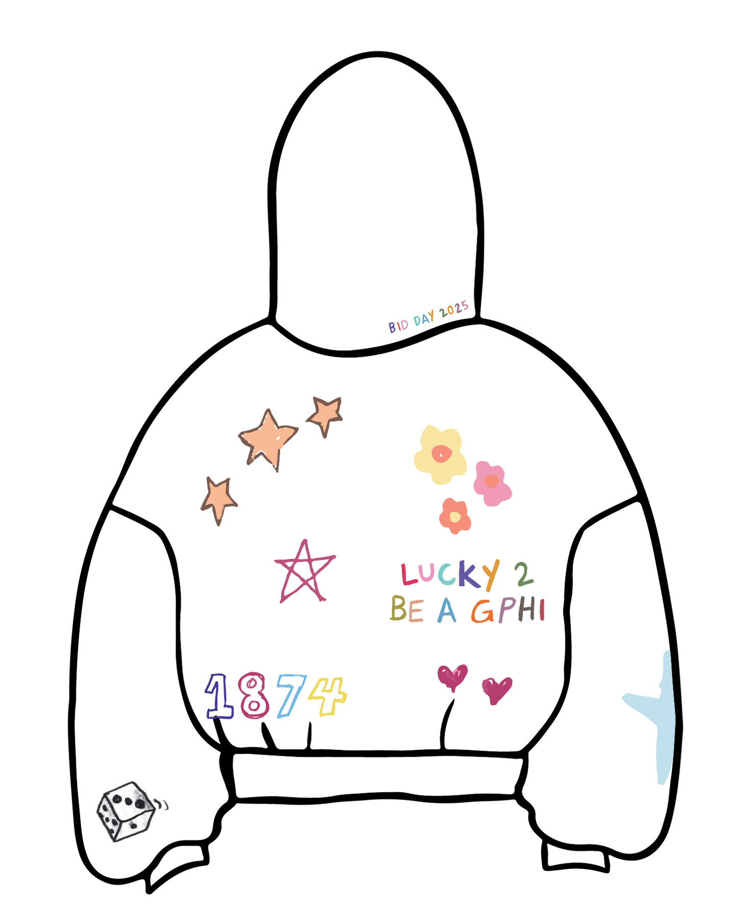 Syracuse University x Gamma Phi Beta 'Bid Day 2025' Hoodie