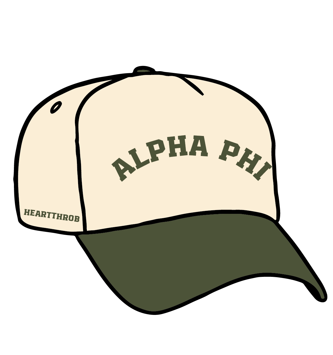 University of Arizona x Alpha Phi 'Green Heartthrob' Hat