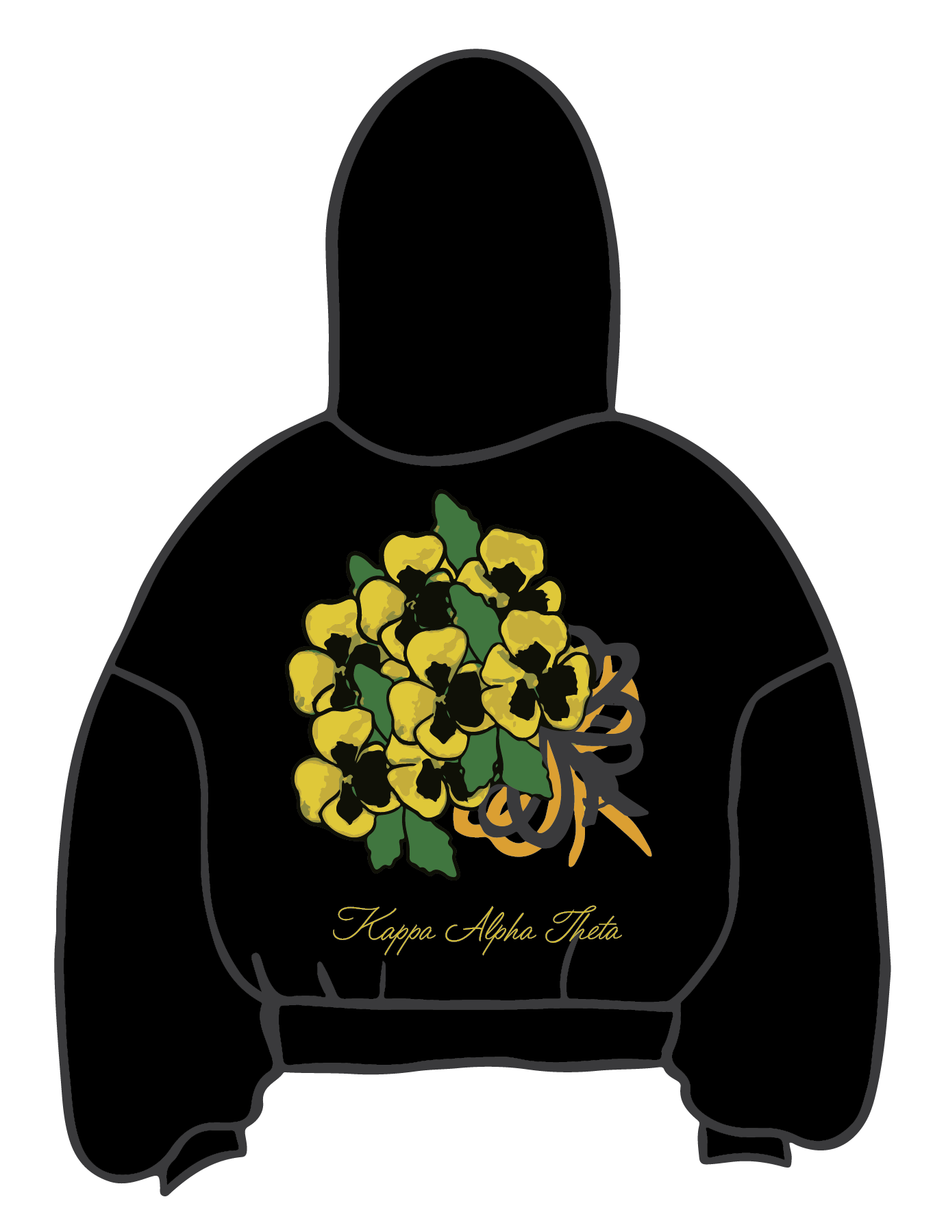 University of Wisconsin-Madison x Kappa Alpha Theta 'Embroidered' Hoodie