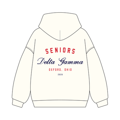 Miami University x Delta Gamma 'Senior Sweatshirt' Signature Hoodie