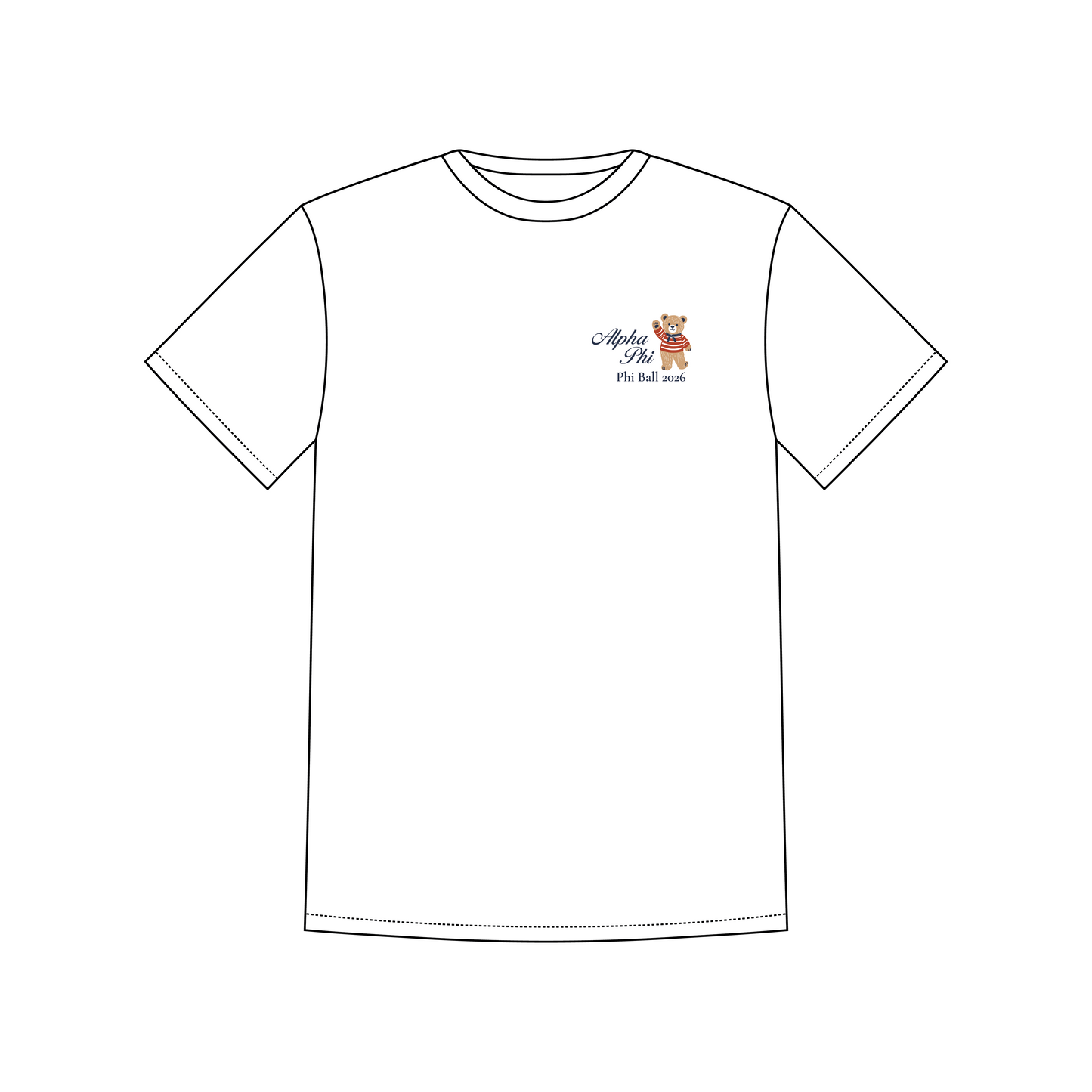 UCSB x Alpha Phi 'Phi Ball 2026' Comfort Colors 1717 Tee