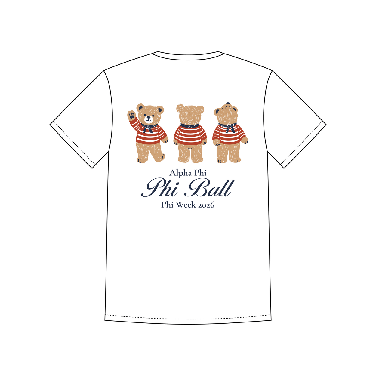 UCSB x Alpha Phi 'Phi Ball 2026' Comfort Colors 1717 Tee