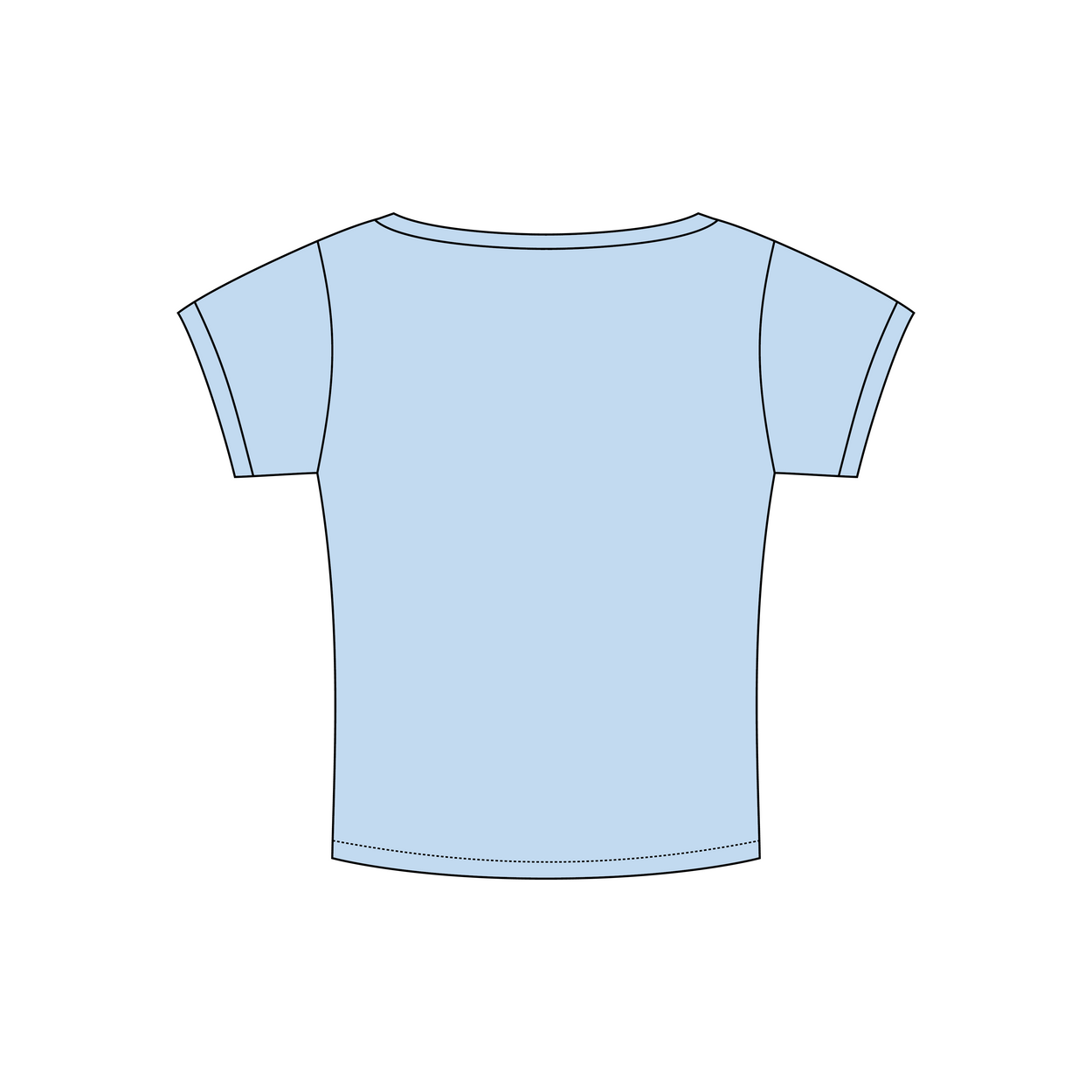 Georgia College & State University x Phi Mu 'Recruitment philanthropy' Los Angeles Apparel Baby Tee 43005