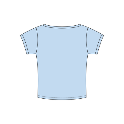 Georgia College & State University x Phi Mu 'Recruitment philanthropy' Los Angeles Apparel Baby Tee 43005