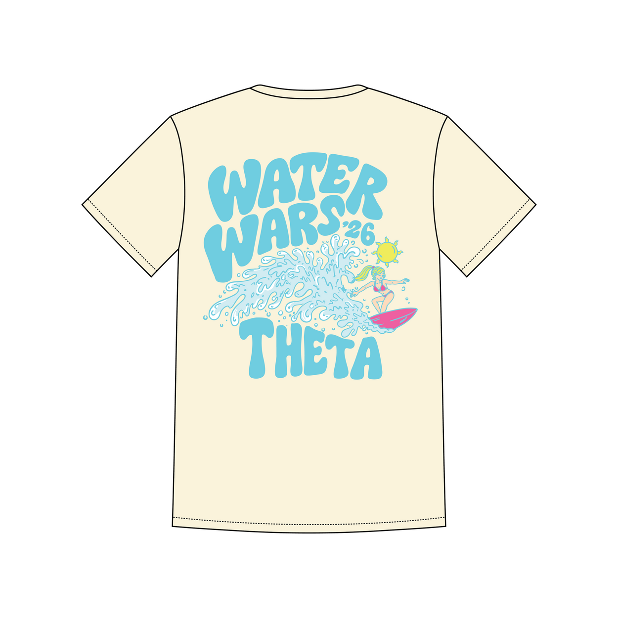 University of California, Santa Barbara x Kappa Alpha Theta 'Spring Philanthropy' Gildan Heavy Cotton Tee